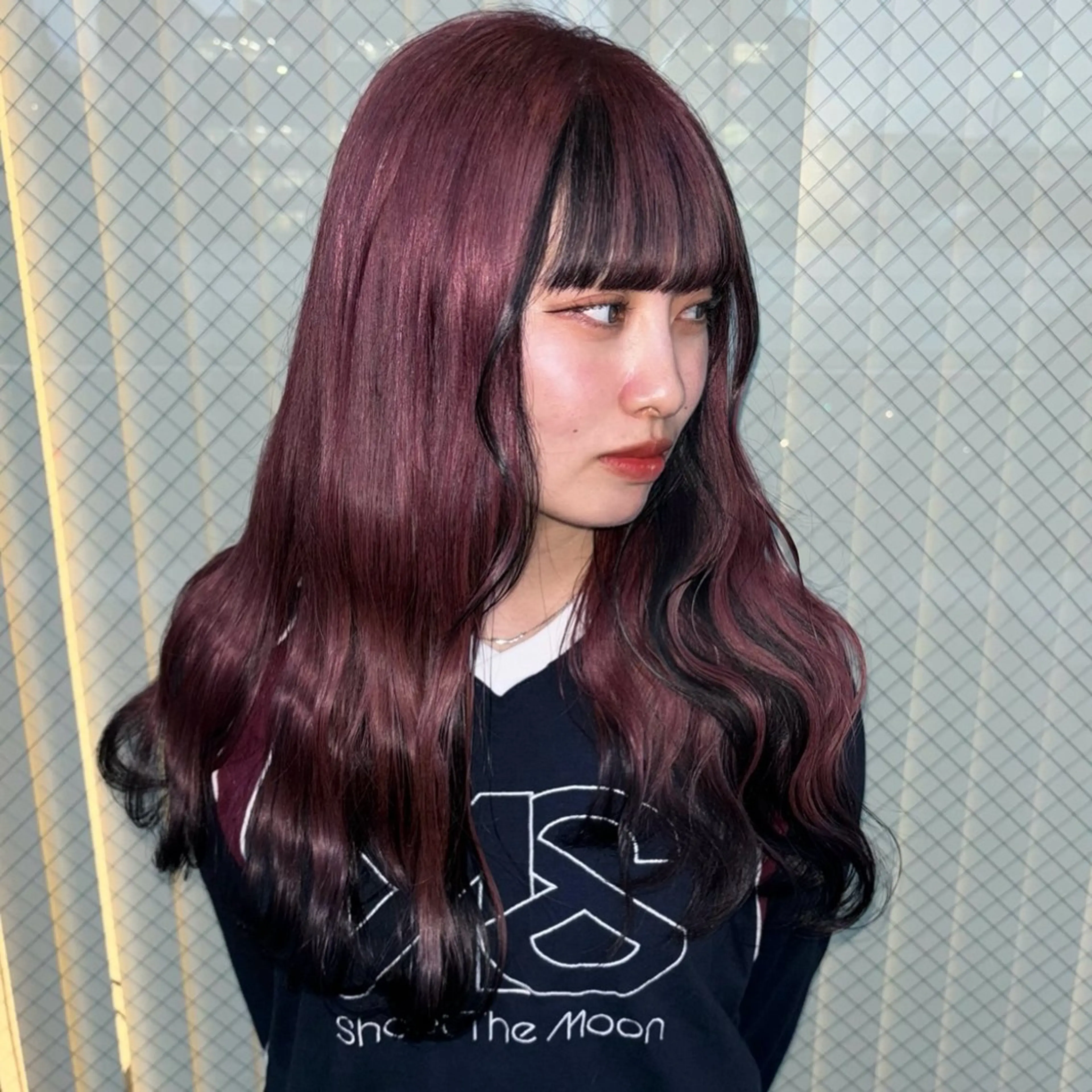 ロング カラー ヘアカラー トリートメント 💫miyu💫デザ インカラー/アレンジのヘアスタイル