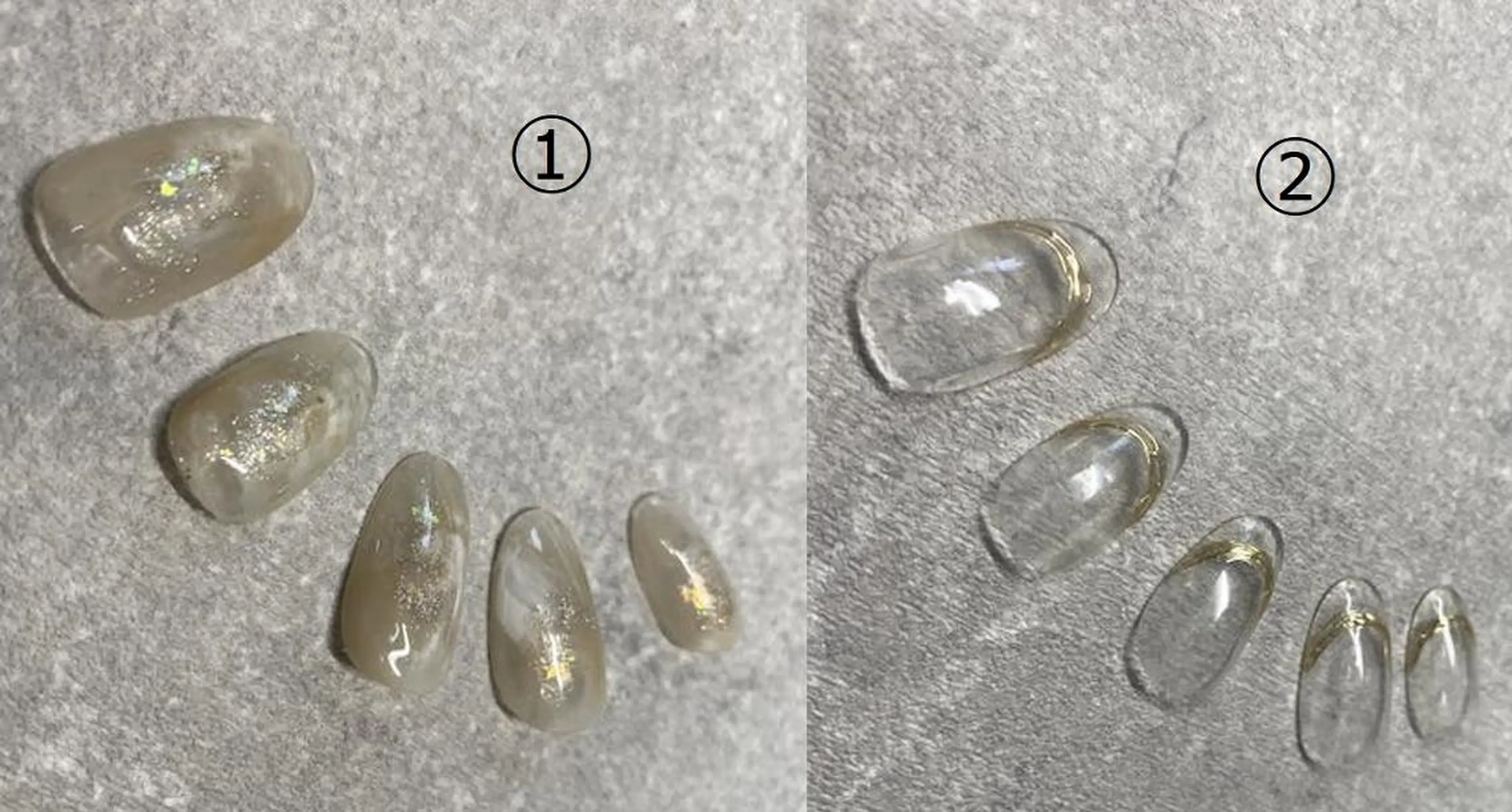 ネイル フットネイル フレンチネイル ジェルネイル ガラスフレンチ グラデーション FASTNAIL PLUS 新宿店のネイルデザイン