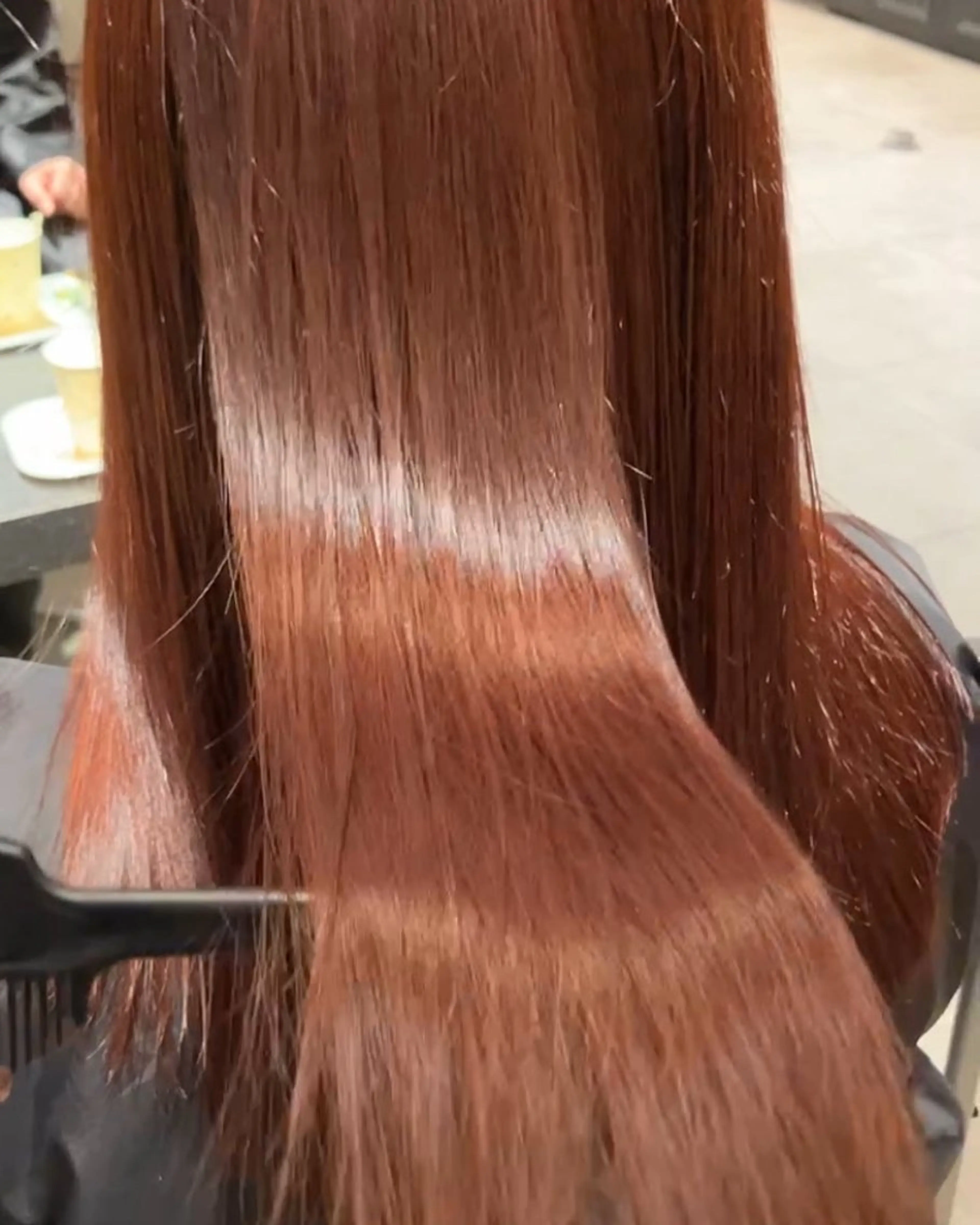 ロング カット 縮毛矯正 トリートメント colorshair 田宮店/大岡亮介のヘアスタイル