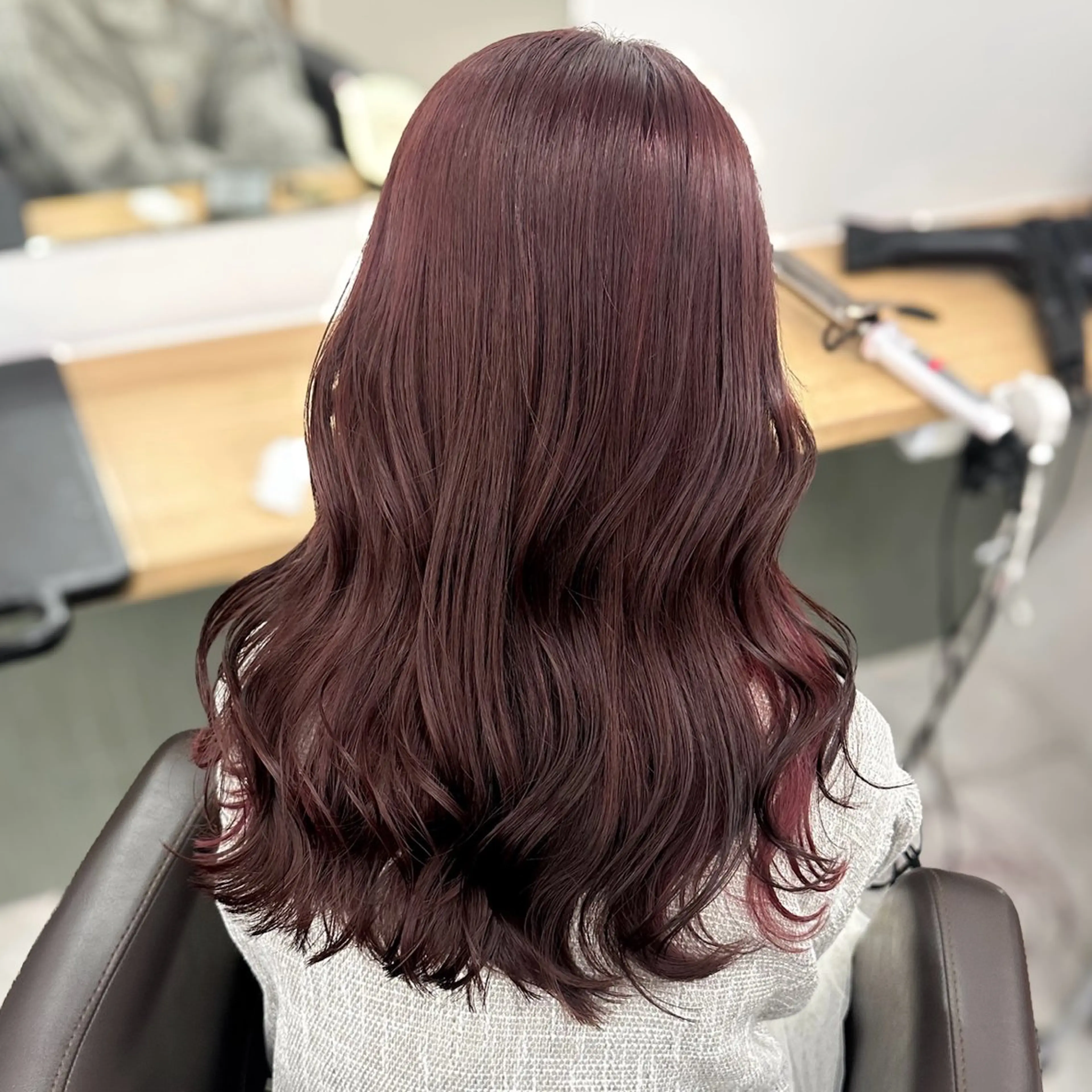 セミロング カラー カット ヘアカラー トリートメント ブリーチなし/レイヤ ー特化🌈Tommyのヘアスタイル