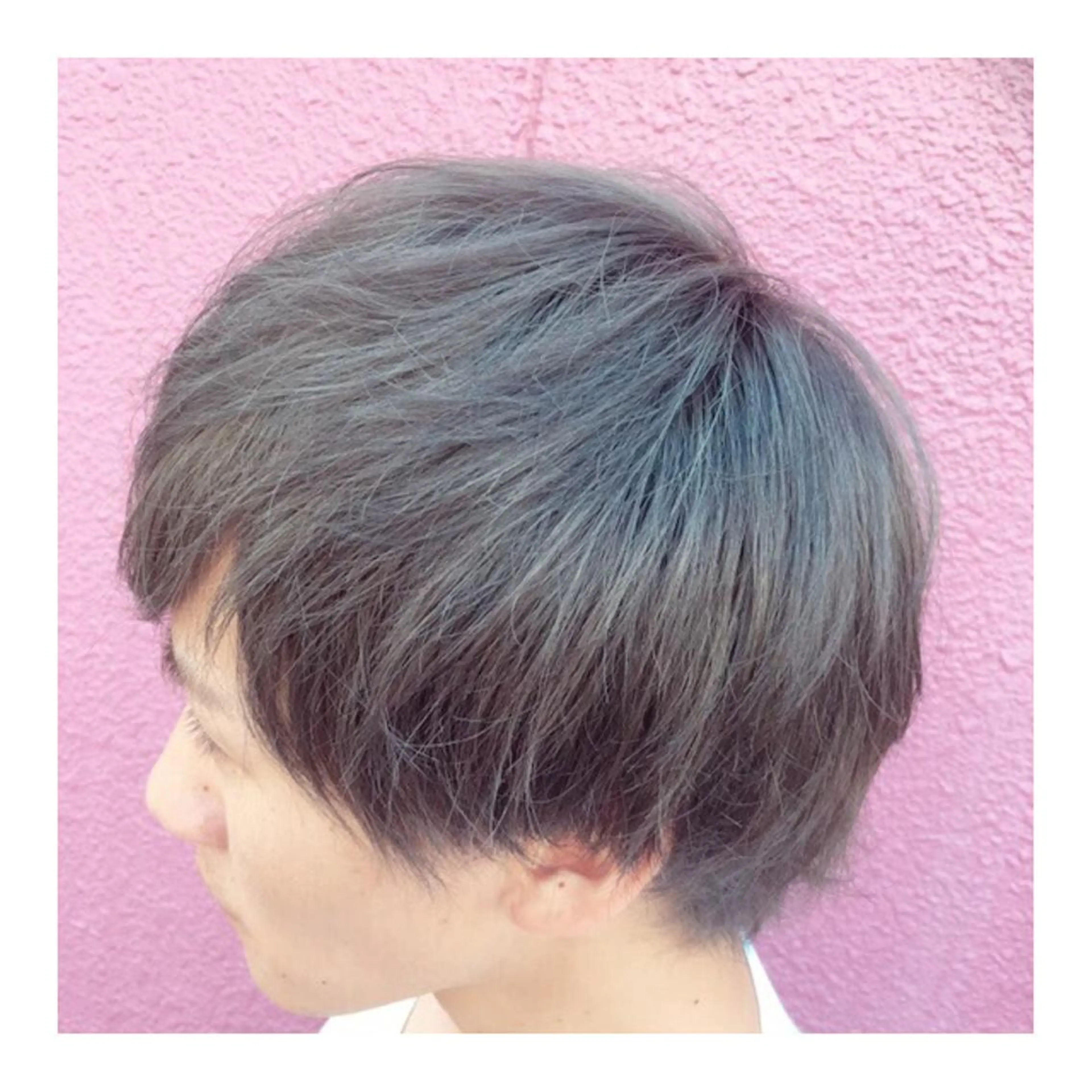 カラー メンズ ダブルカラー カット ヘアセット ange☞ soutaのヘアスタイル