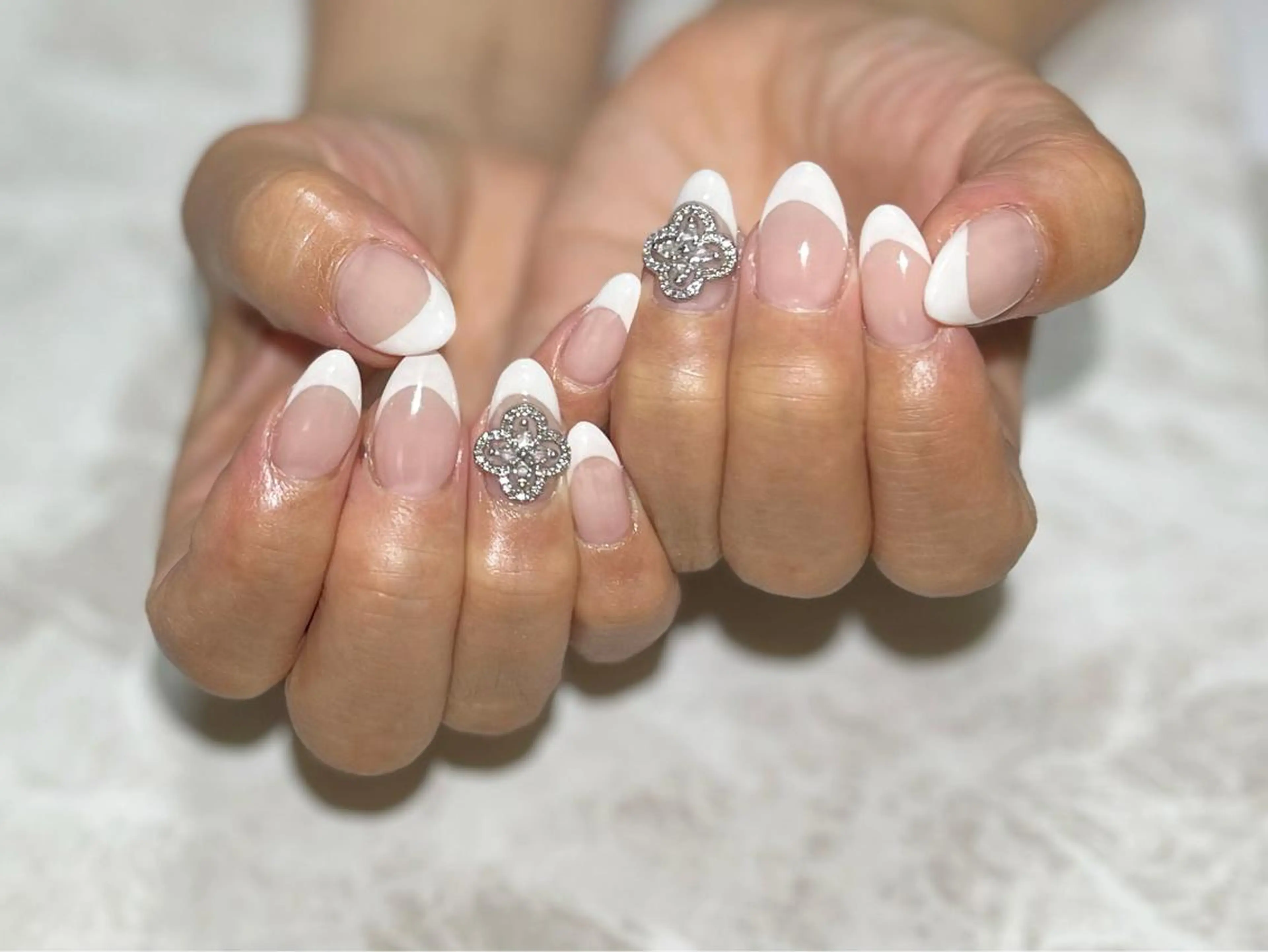 ネイル フットネイル フレンチネイル ニュアンスネイル シンプルネイル 春ネイル ネイル フフラ所属・nail fufla ♡yamane♡のネイルデザイン