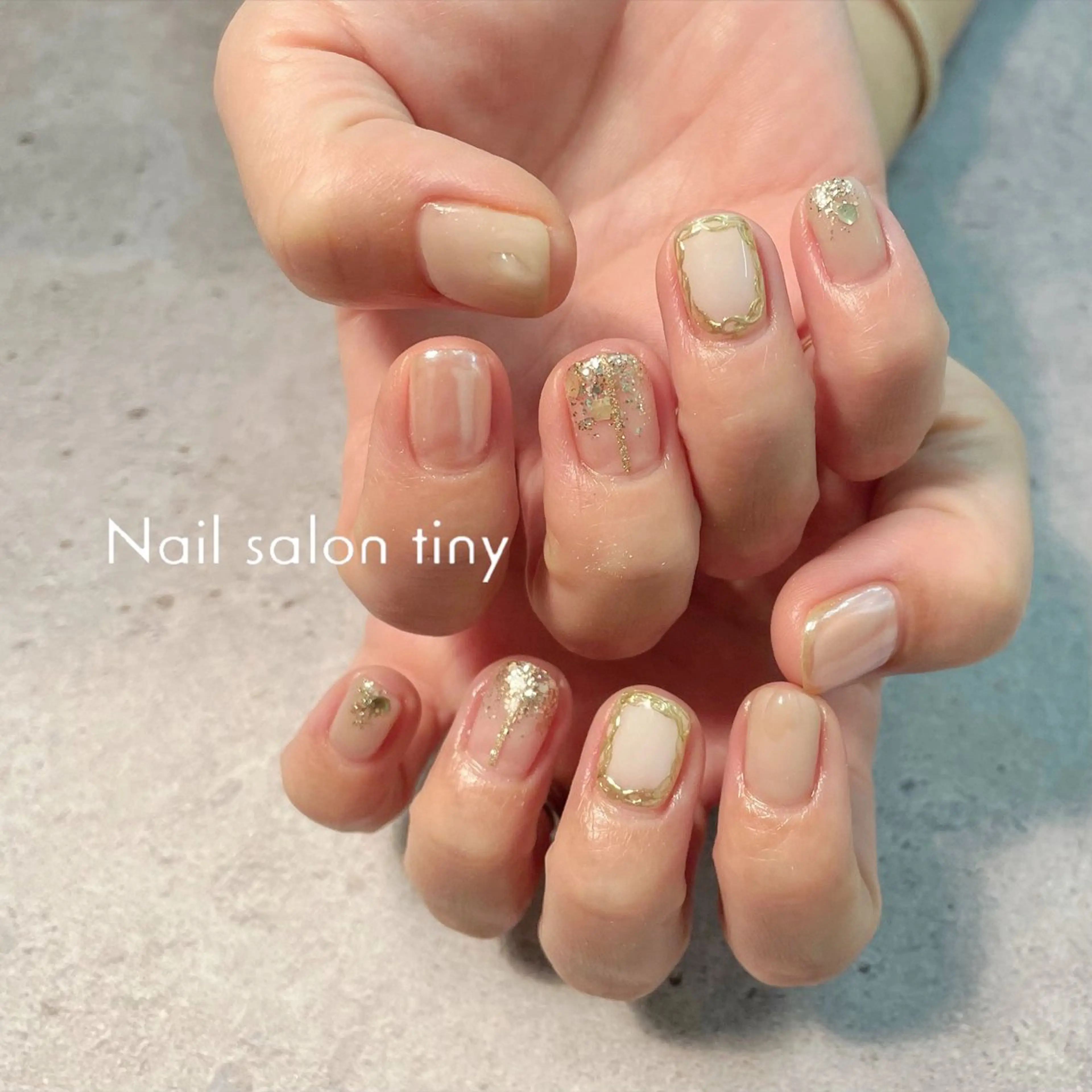 ネイル アートネイル ハンドネイル ネイルサロンタイニー所属・Nail salon tiny🩵のネイルデザイン