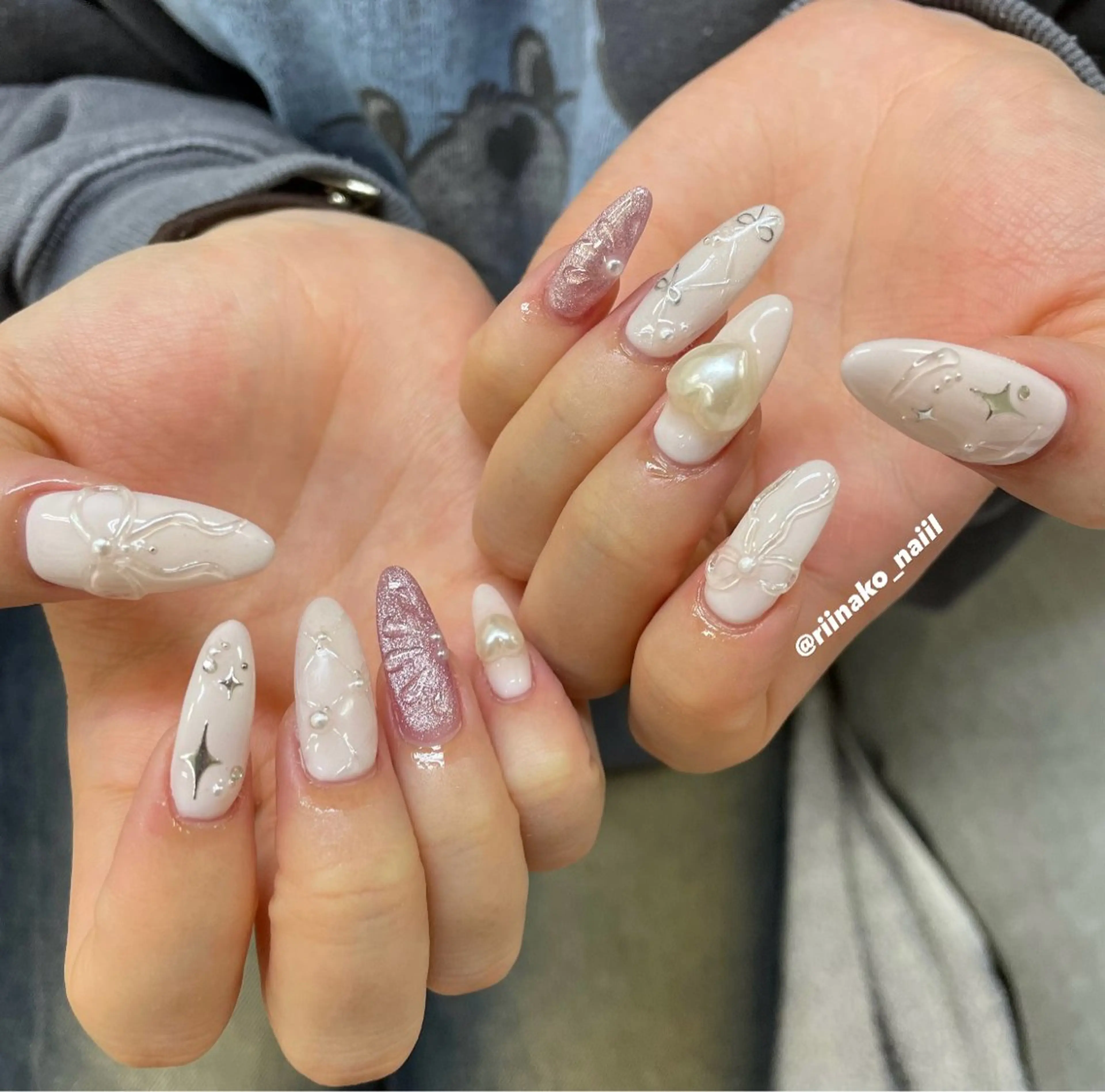 ネイル ハンドネイル フットネイル ネイルサロンアネラ所属・Nail💞 rinakoのネイルデザイン