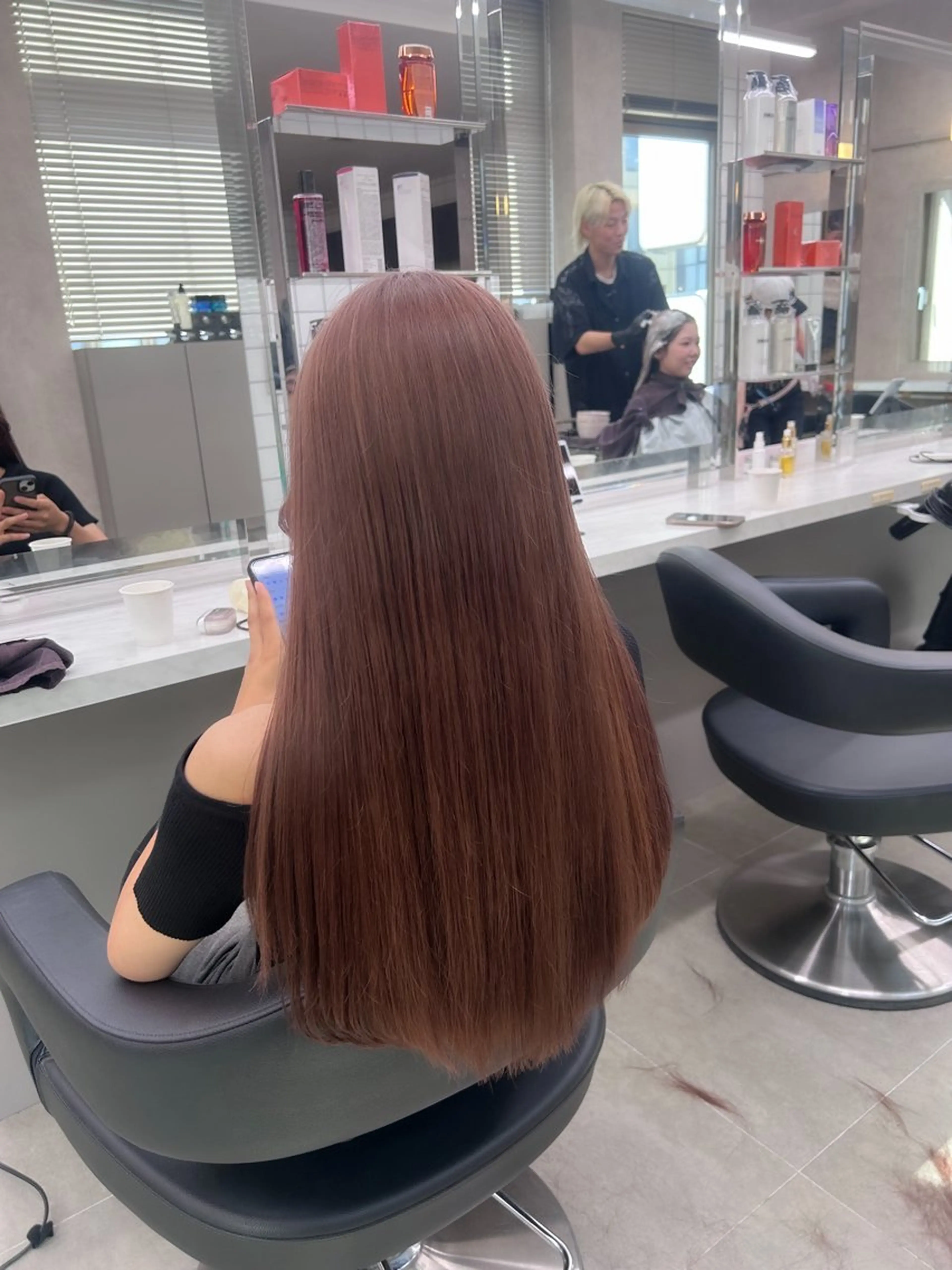 ロング カラー パーマ ヘアアレンジ メンズ キッズ 横浜美容室 RIKAのヘアスタイル