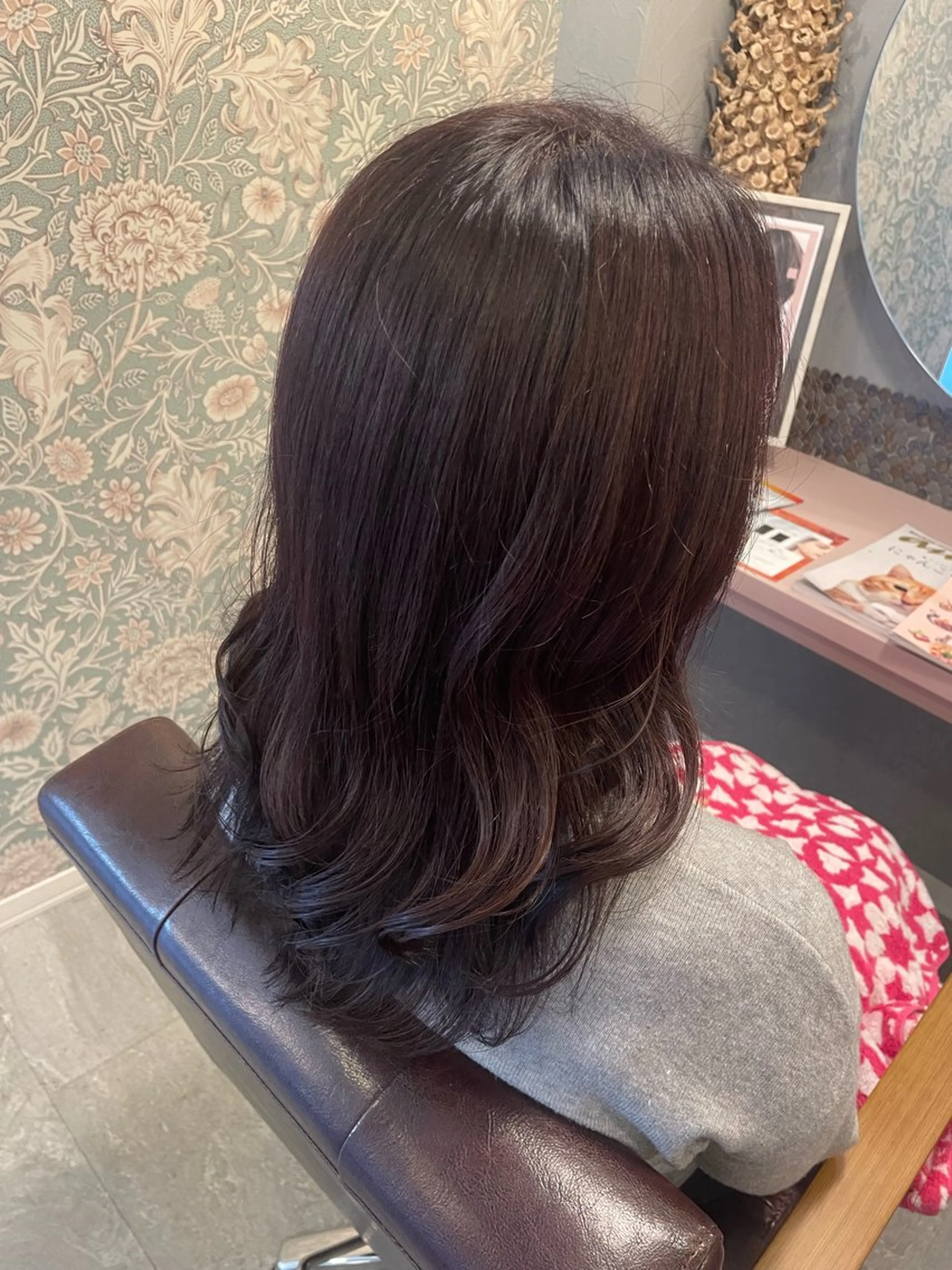 ロング カット ヘアカラー hair  make echo所属・hair make echo滿木あい花のヘアスタイル