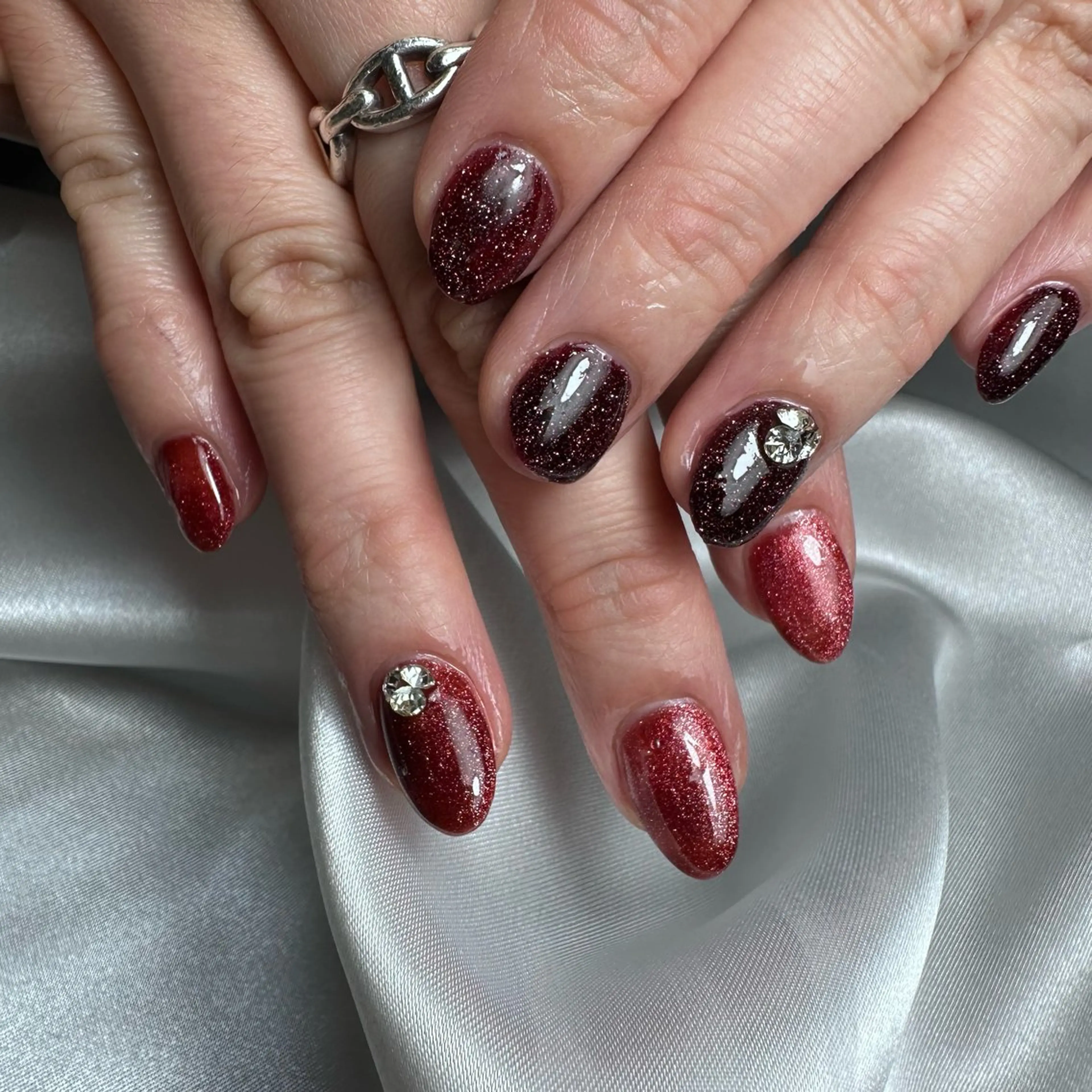 ネイル ワンカラーネイル nail salon 凪/ネイル/耳ツボのネイルデザイン