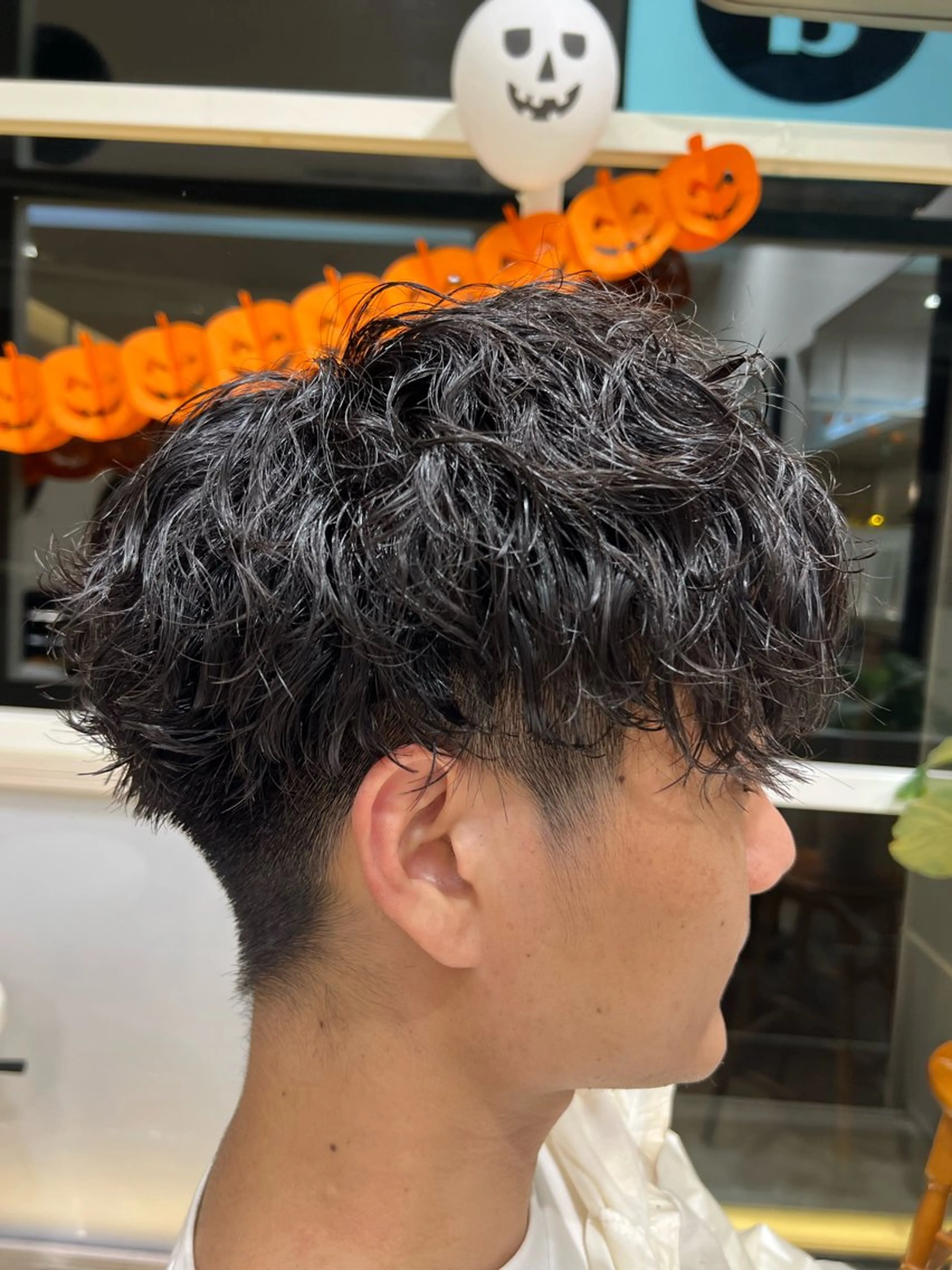 ショート メンズパーマ 岩成健志郎のヘアスタイル