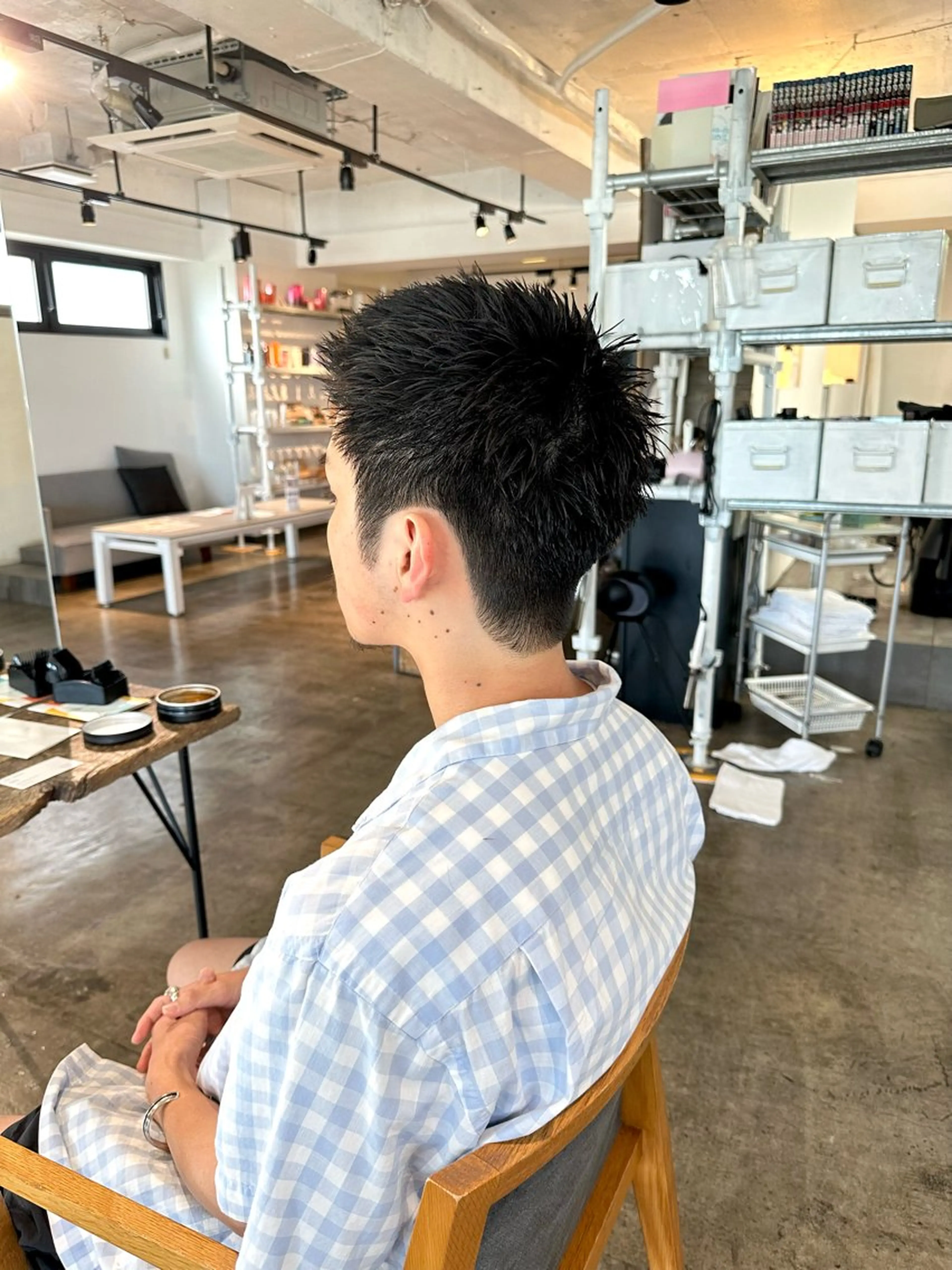 メンズ フェードカット スパイキーショート カット 骨格補正施術/メンズ 専門美容師/YUYAのヘアスタイル