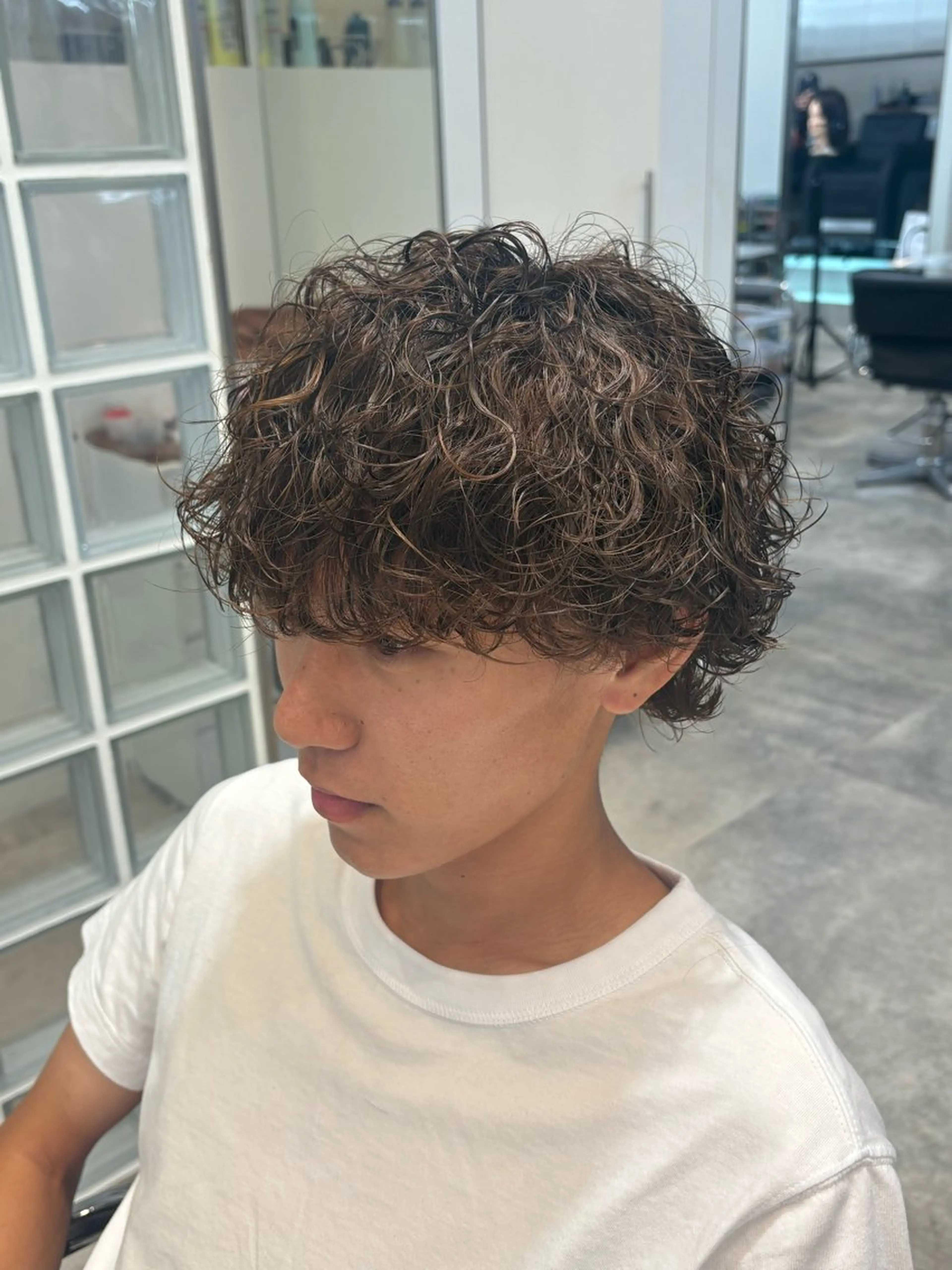 パーマ メンズ カット パーマ fifth 武正 琉生のヘアスタイル