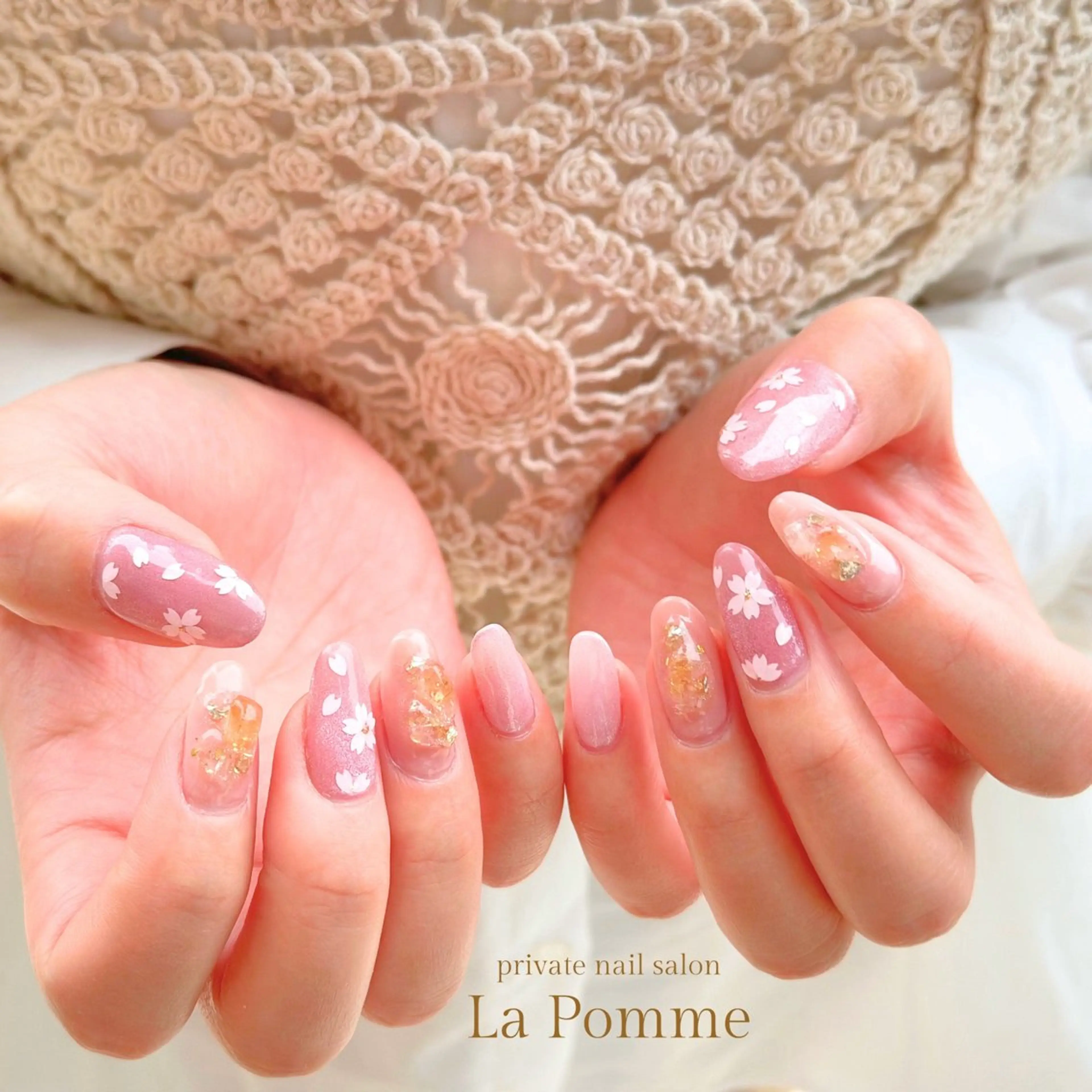 ネイル ハンドネイル nail salon La Pommeのネイルデザイン