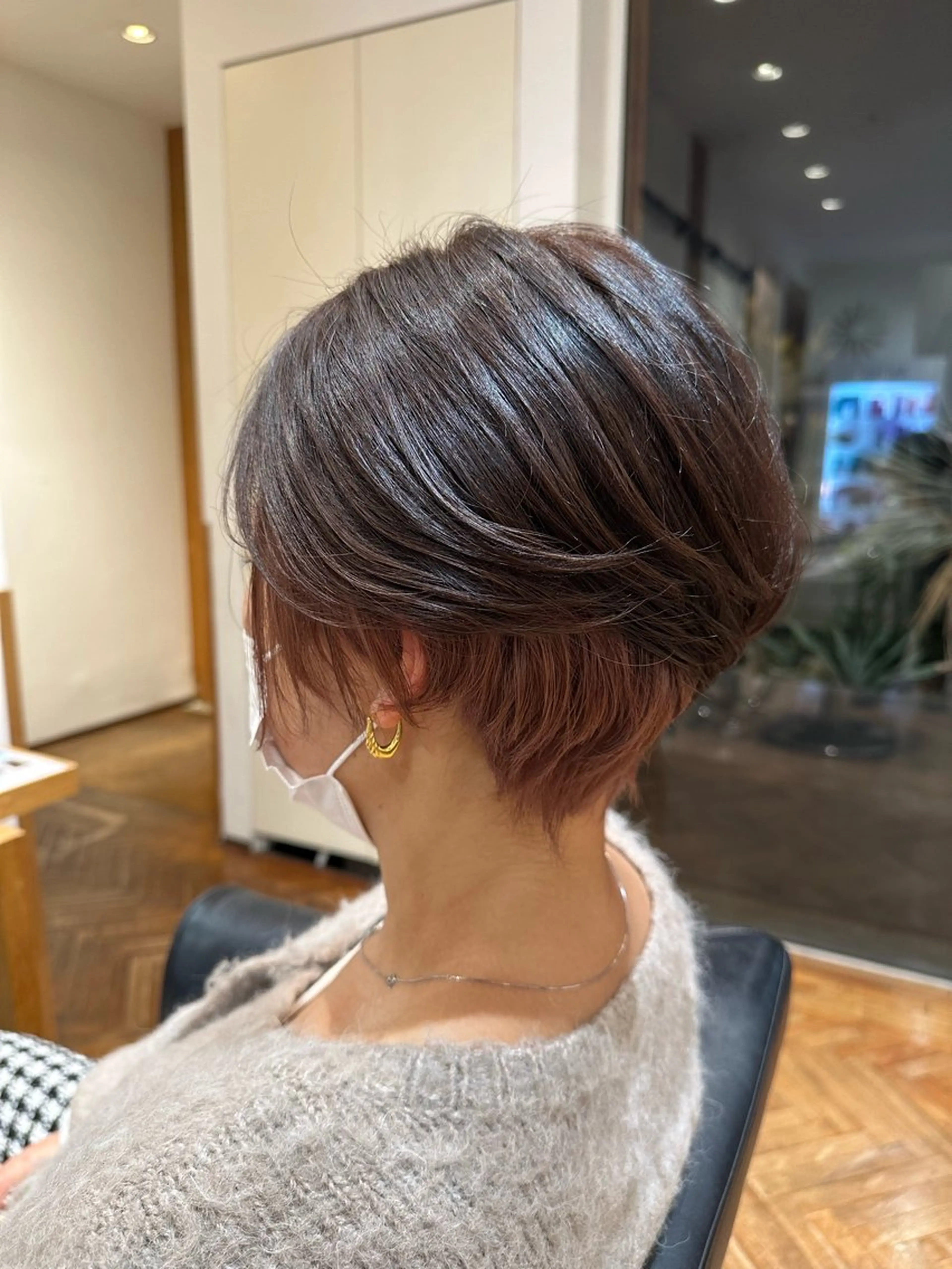 カラー ベージュカラー インナーカラー ピンクカラー ピンクベージュ 鈴木 優斗のヘアスタイル