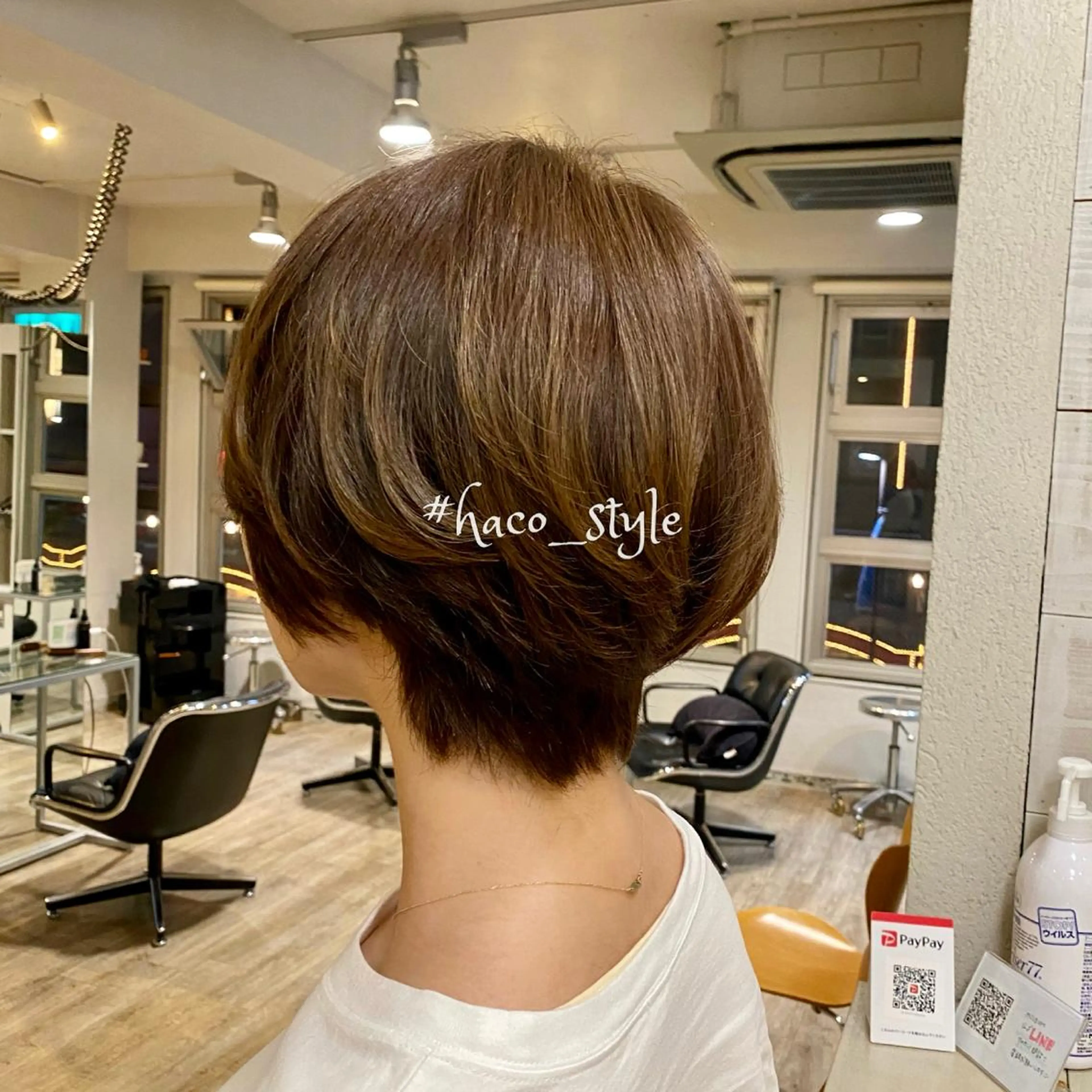 ショート カラー ヘアカラー トリートメント アレンジ指名 no.1✨ｈａｋｏのヘアスタイル