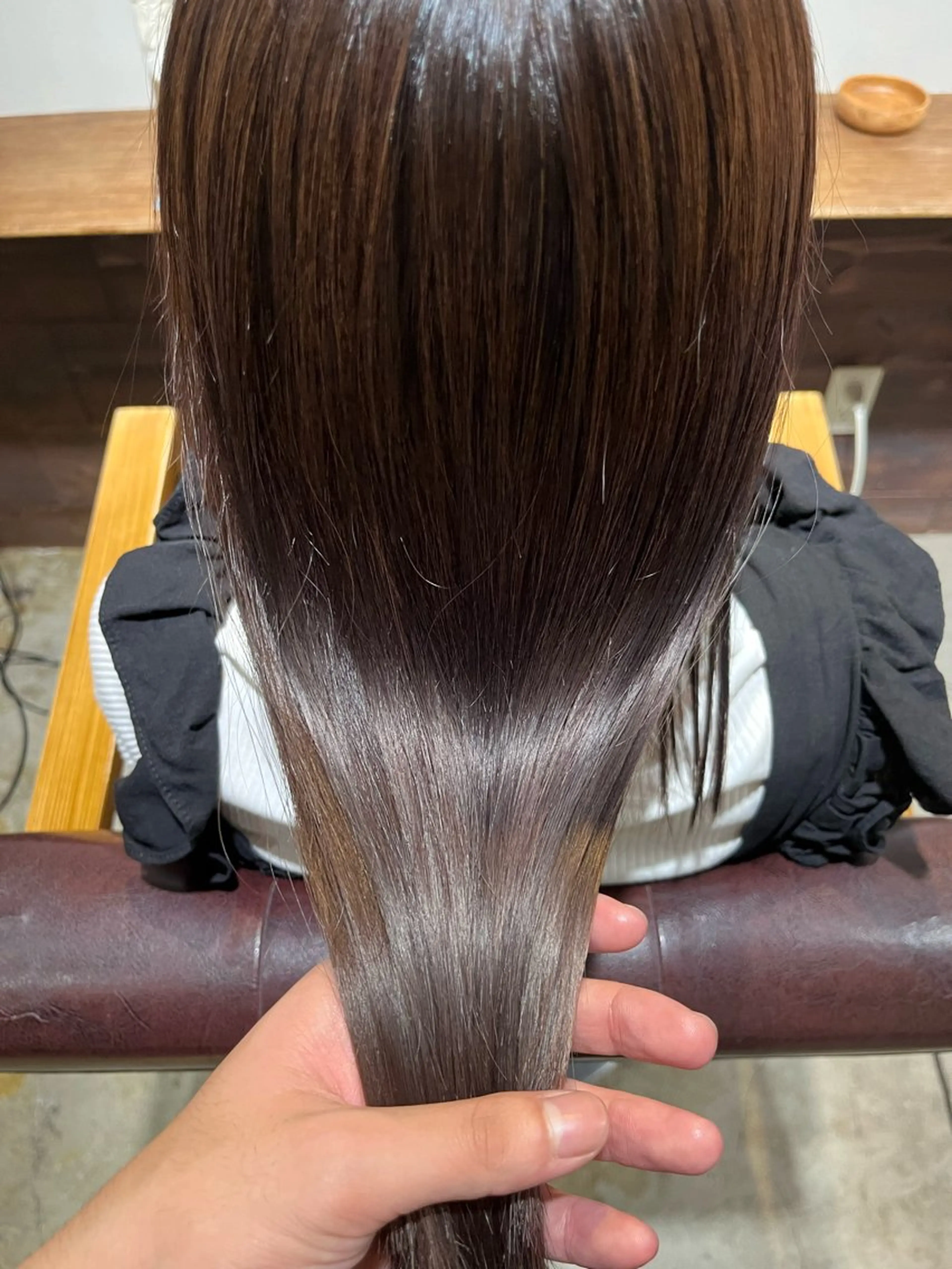 ミディアム ヘアカラー 太田 渚遊のヘアスタイル