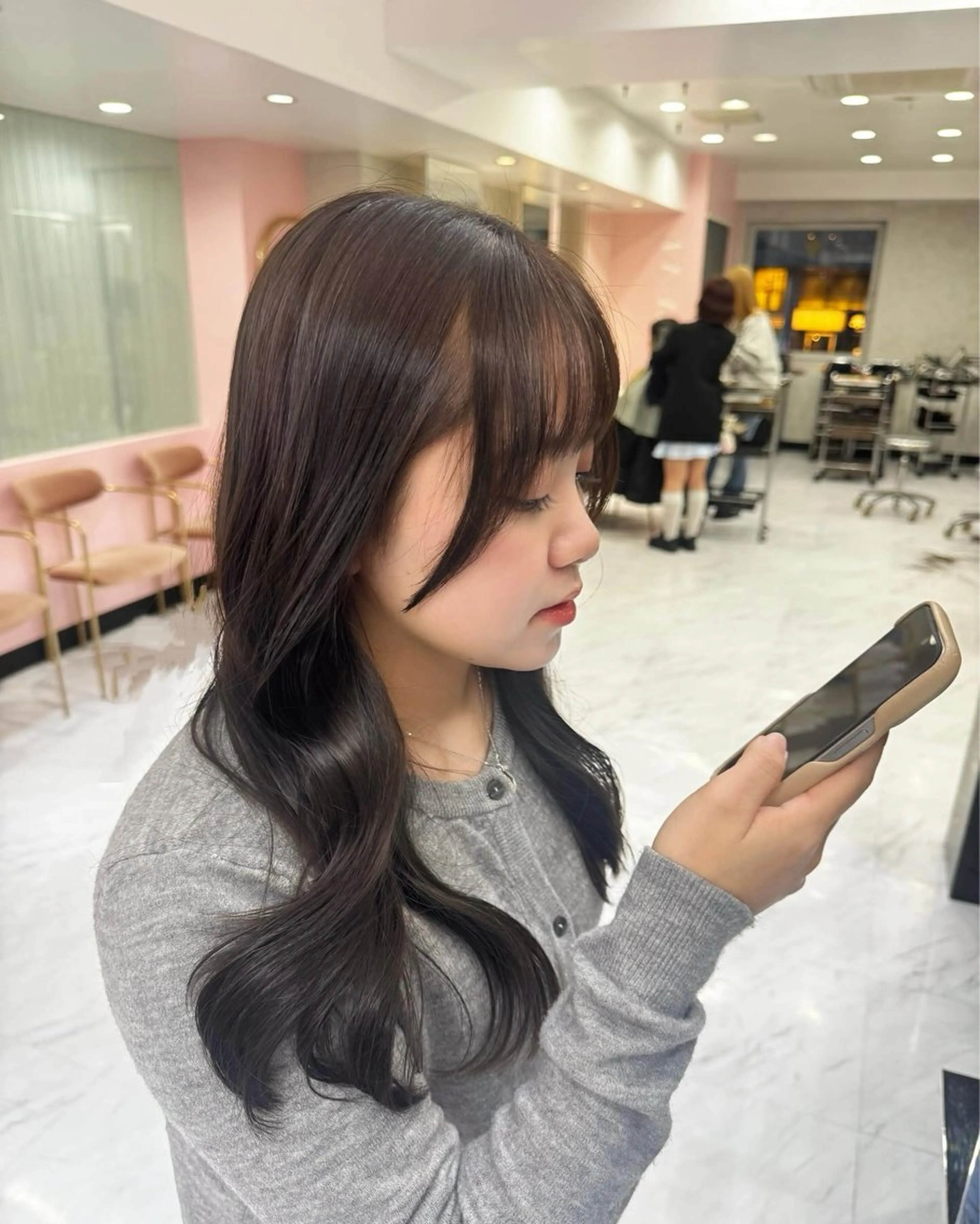 ロング カット ヘアカラー トリートメント mari_ xenaのヘアスタイル