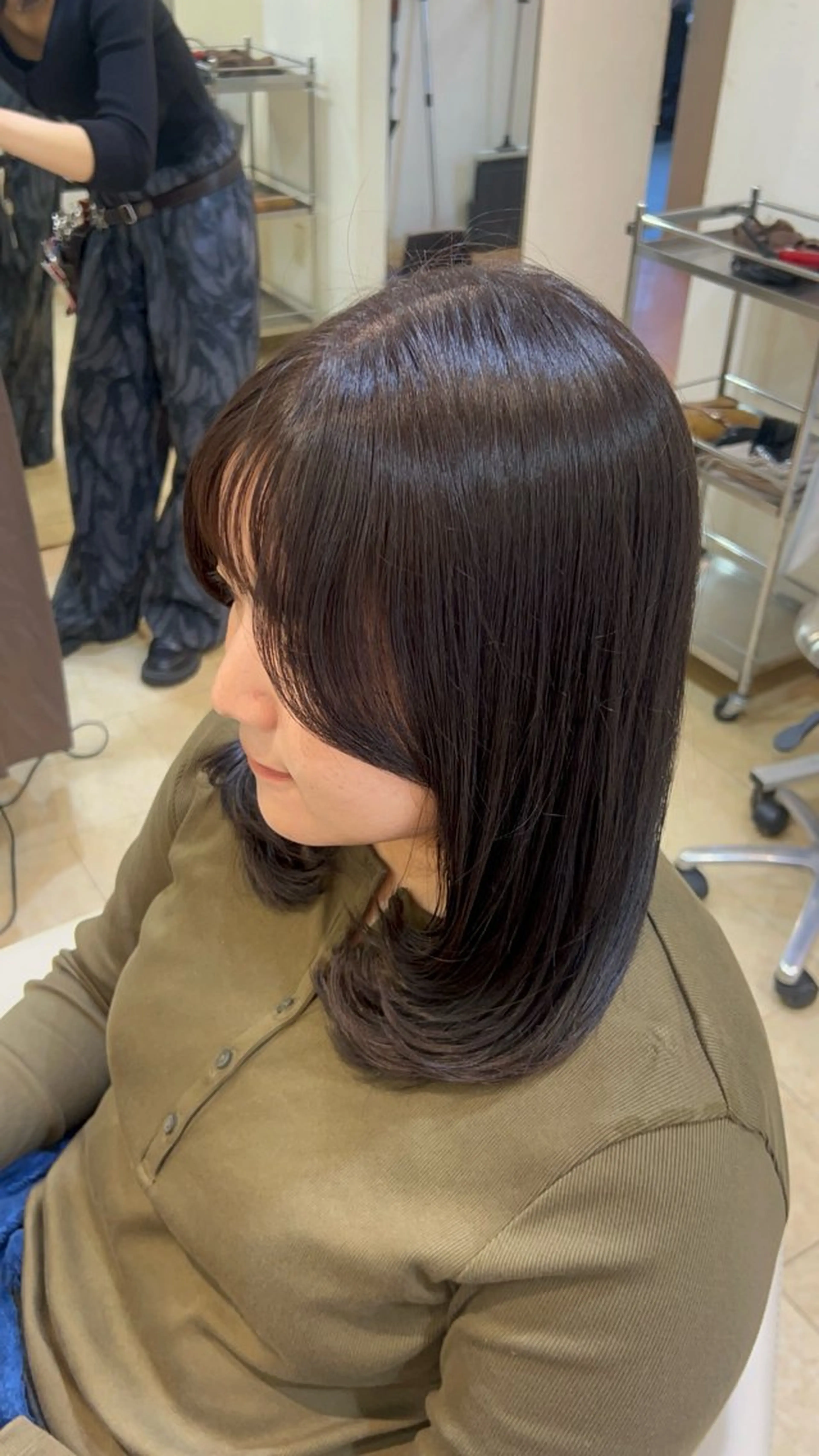 セミロング カット ヘアカラー hina/トレンド スタイルNo.1🎀のヘアスタイル