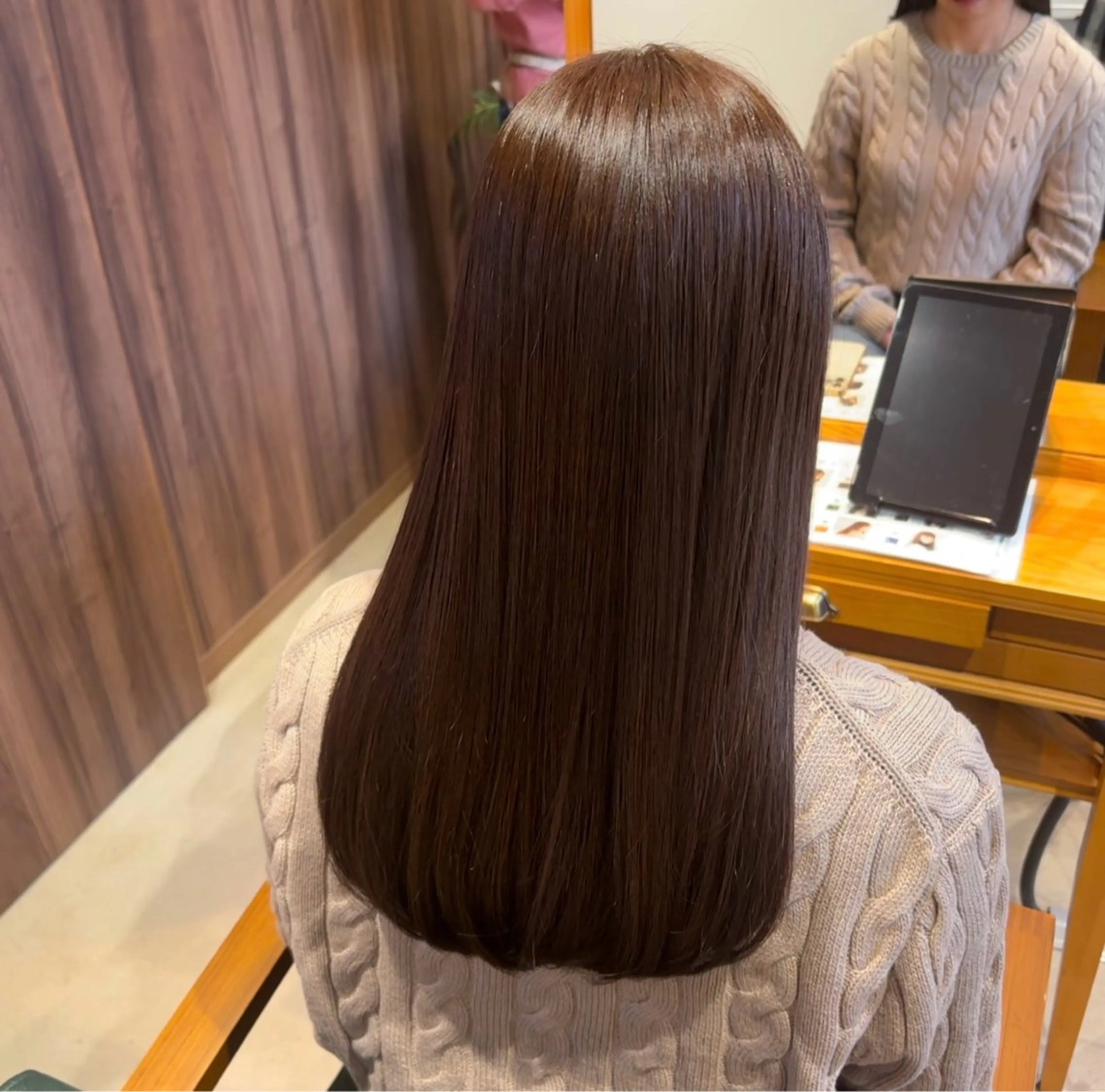ロング カット 縮毛矯正 トリートメント 🩶美髪矯正 笹沼　陸矢🩶のヘアスタイル