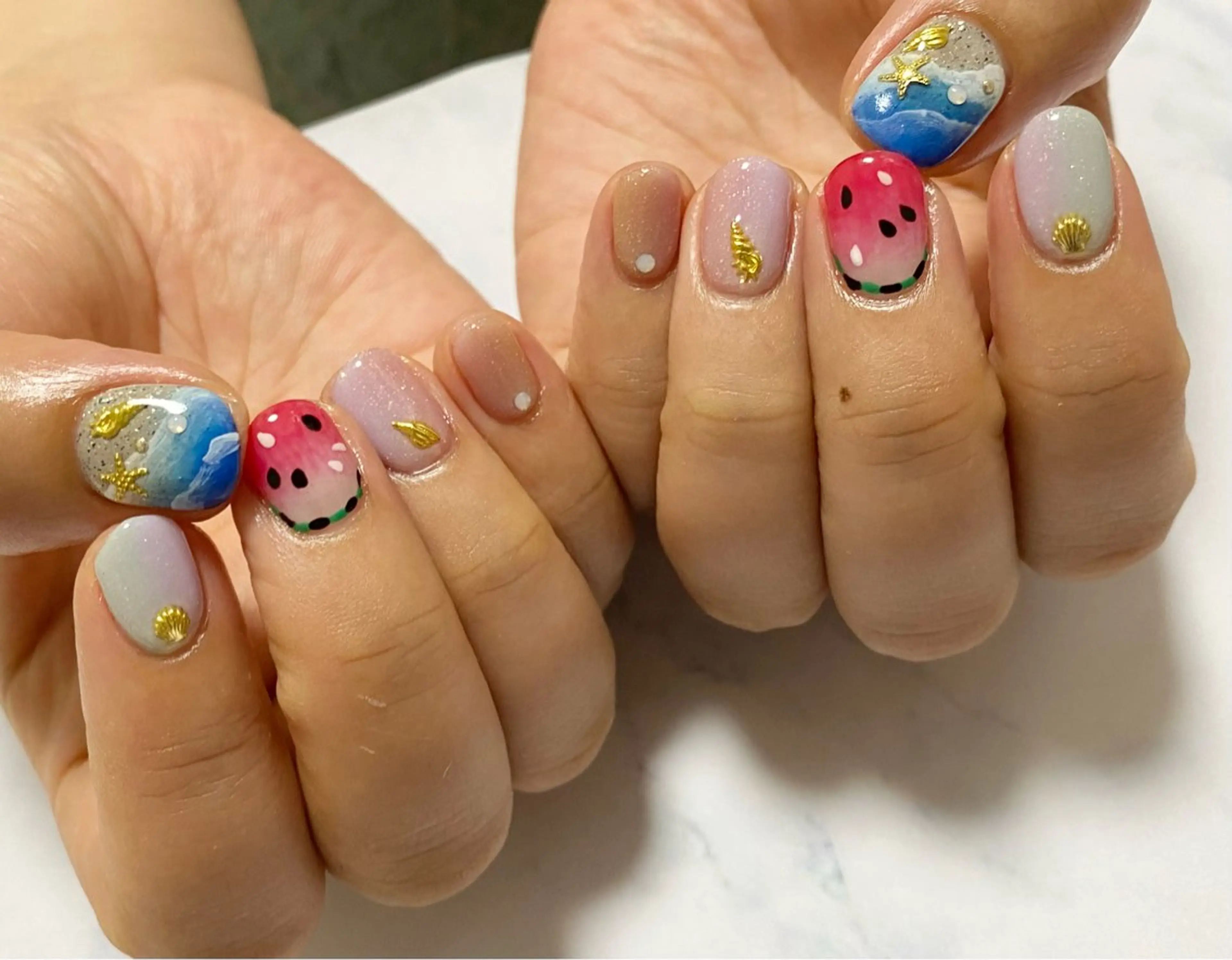 ネイル 夏ネイル N.design mineのネイルデザイン