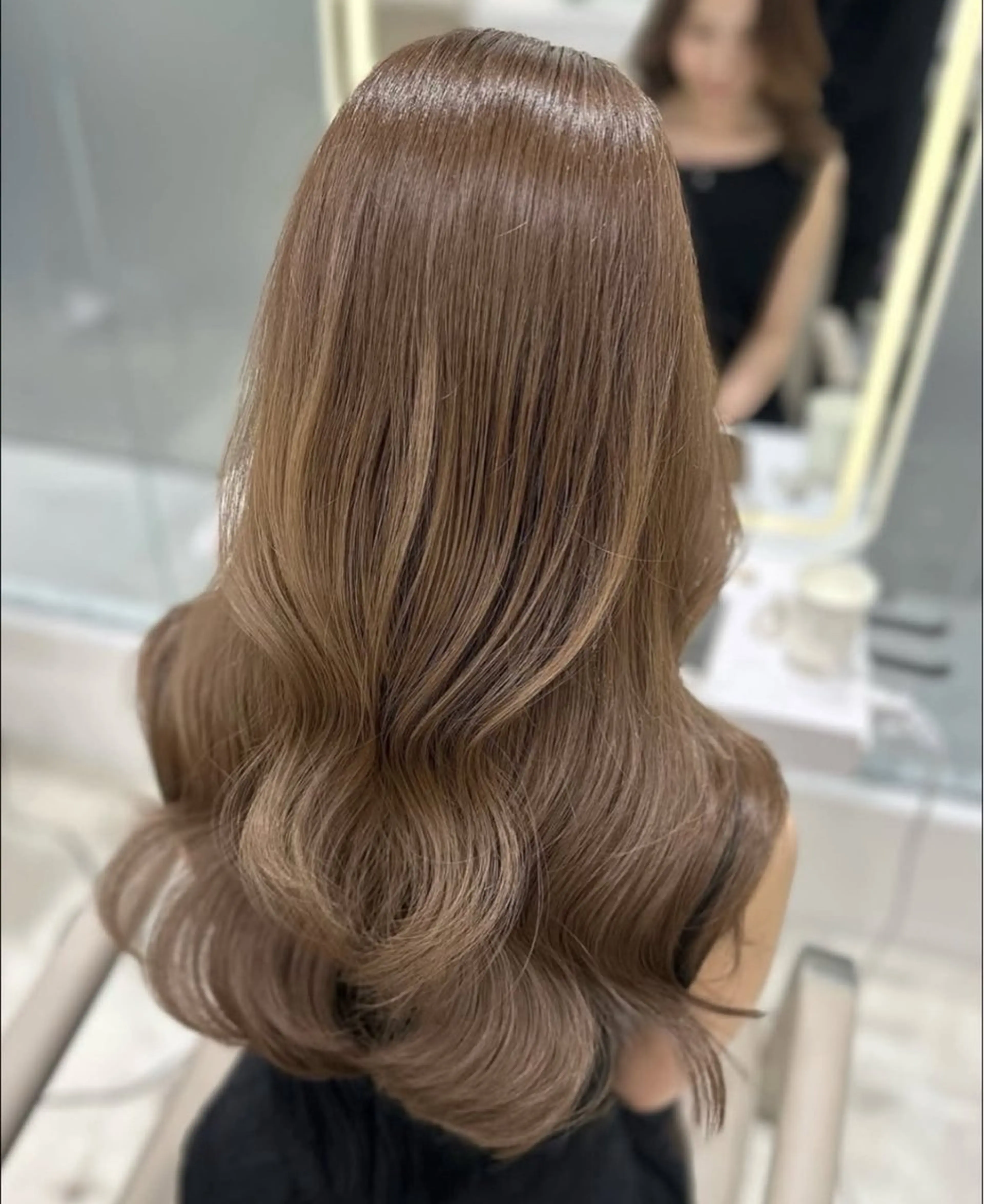ロング ヘアカラー トリートメント IVE所属・ダブルカラー 髪質改善🫧Annaのヘアスタイル