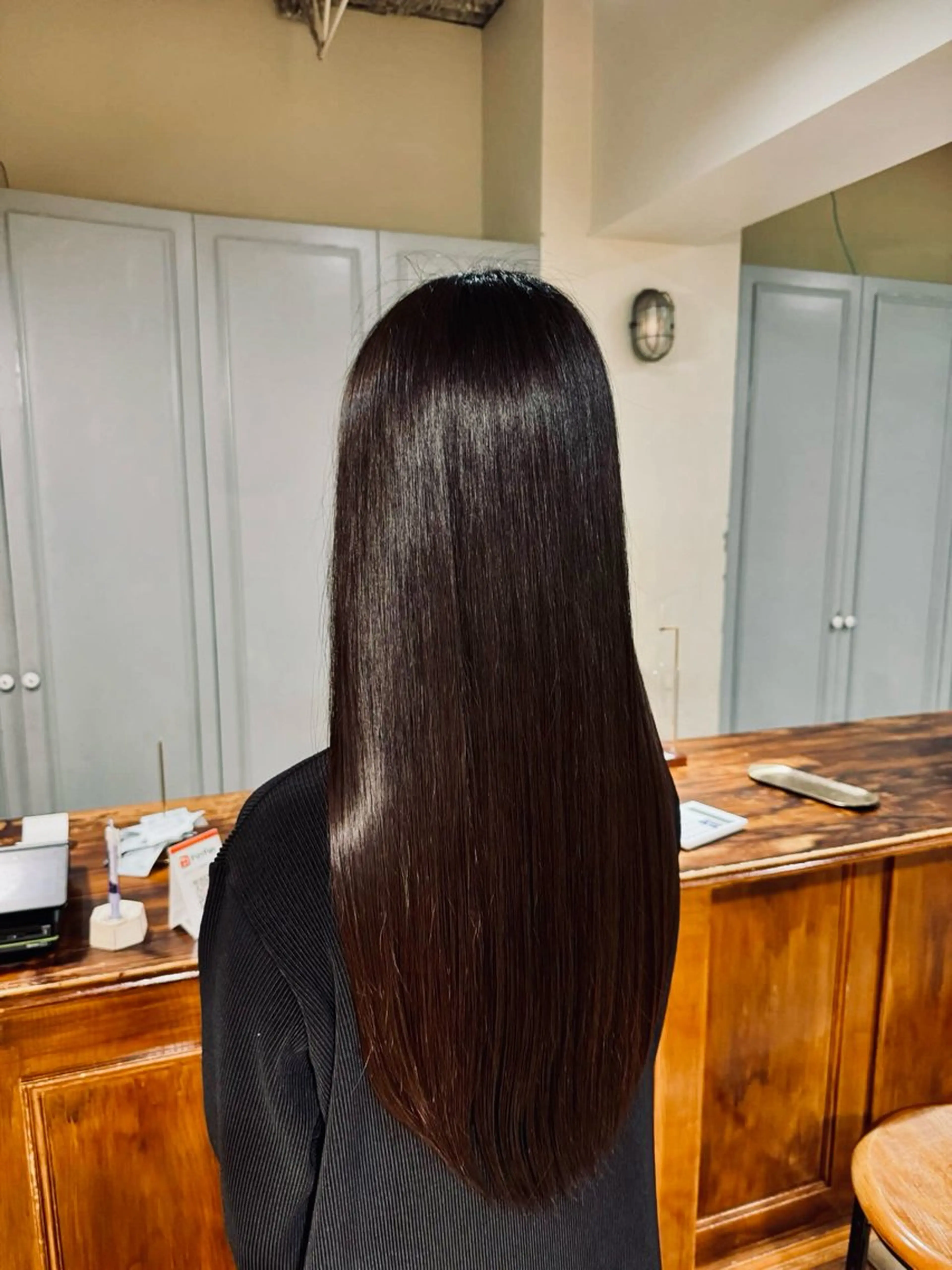 ロング ボブ カット トリートメント 🤩噂のMr.髪ポジ ティブ®️yu🤩のヘアスタイル