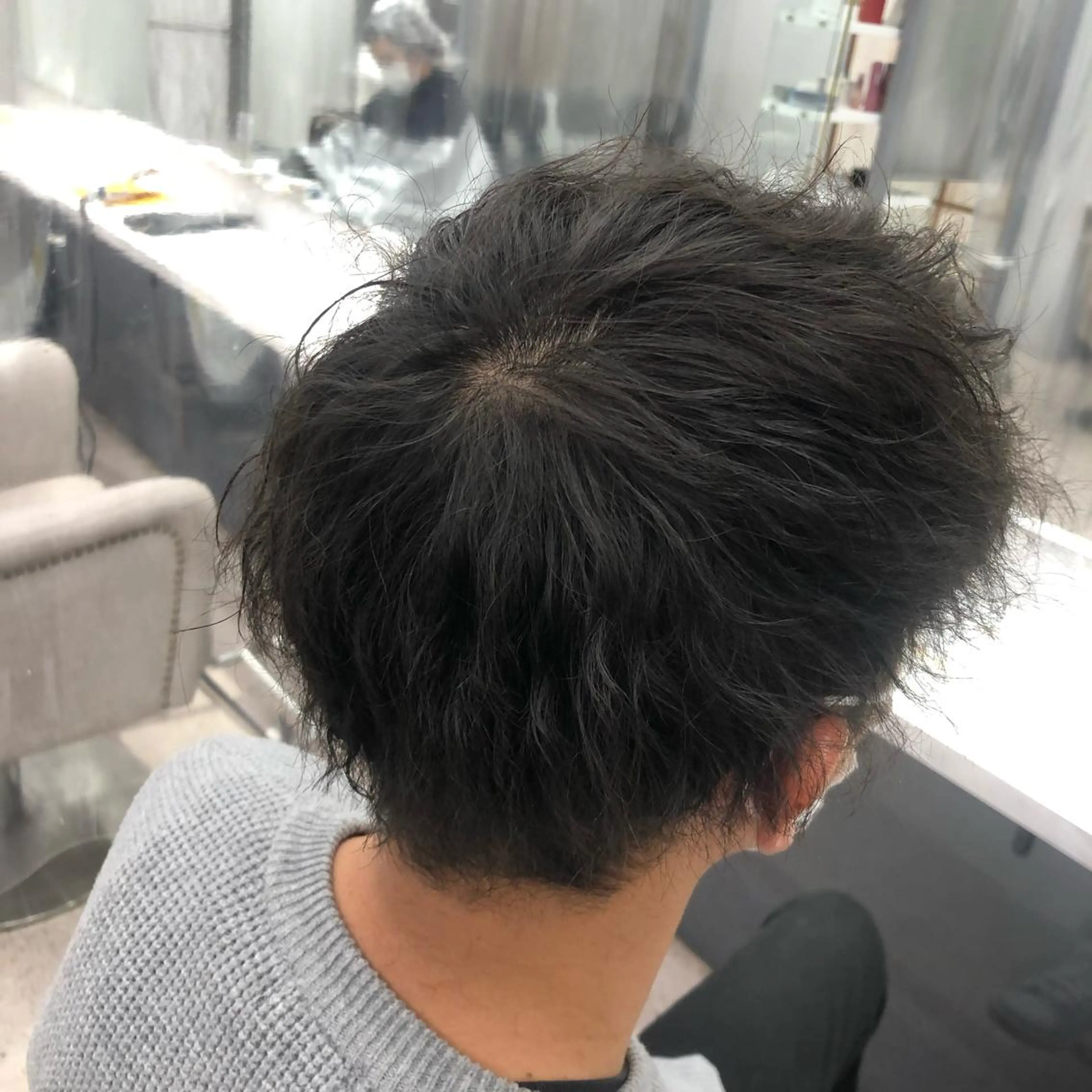 パーマ メンズ 🖤🤍石川 アイリ🤍🖤のヘアスタイル