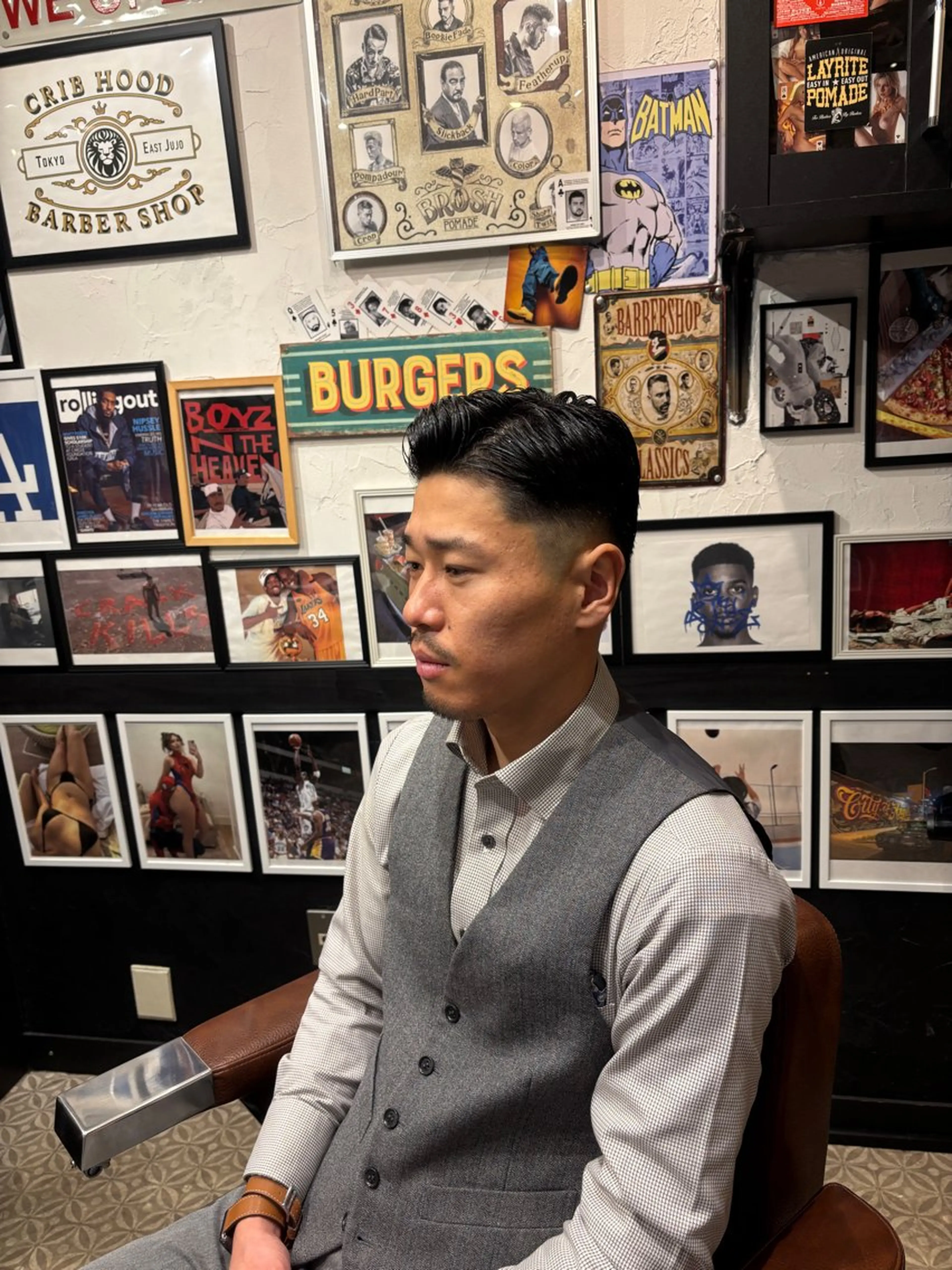 ショート メンズ フェードカット CribHoodbarbershop所属・白井 昇太のヘアスタイル