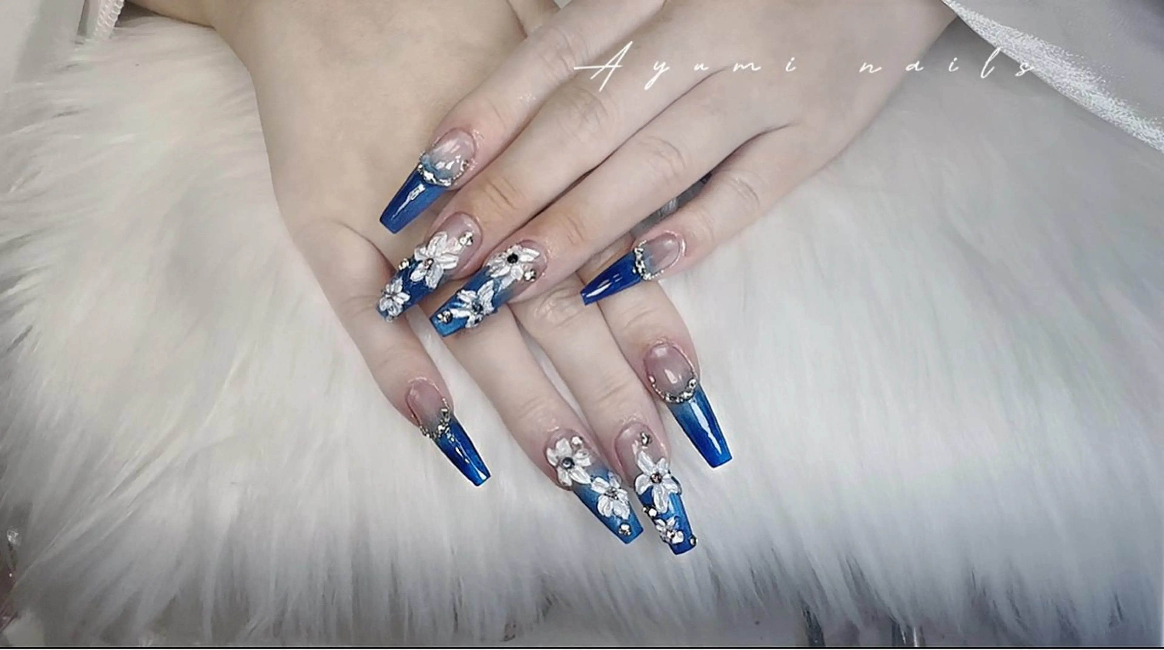 ネイル 長さ出し 持ち込み Ayumi nails川崎店のネイルデザイン