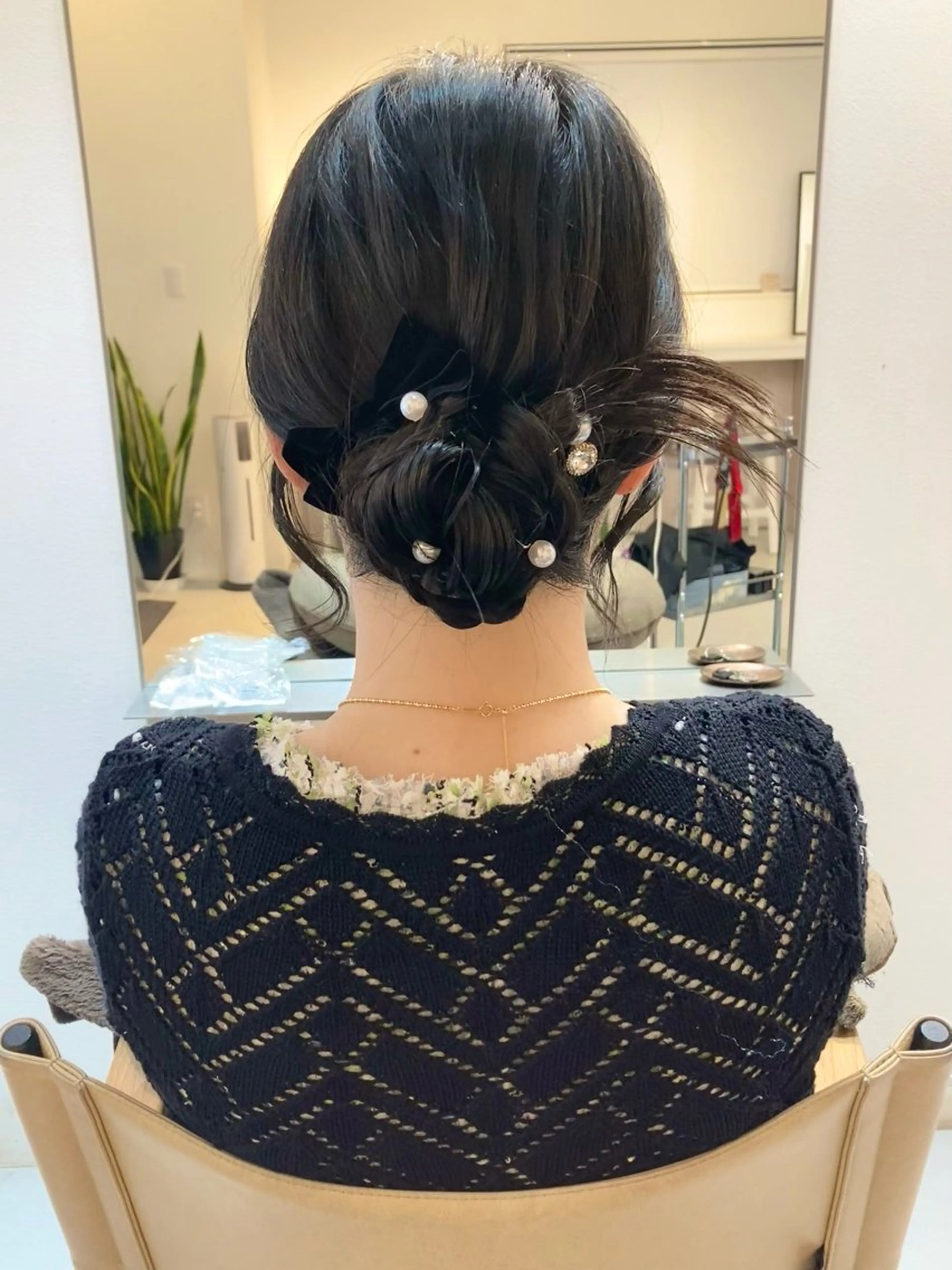 ロング ヘアセット ✨色持ちの良い艶 カラー✨蟹江真世のヘアスタイル