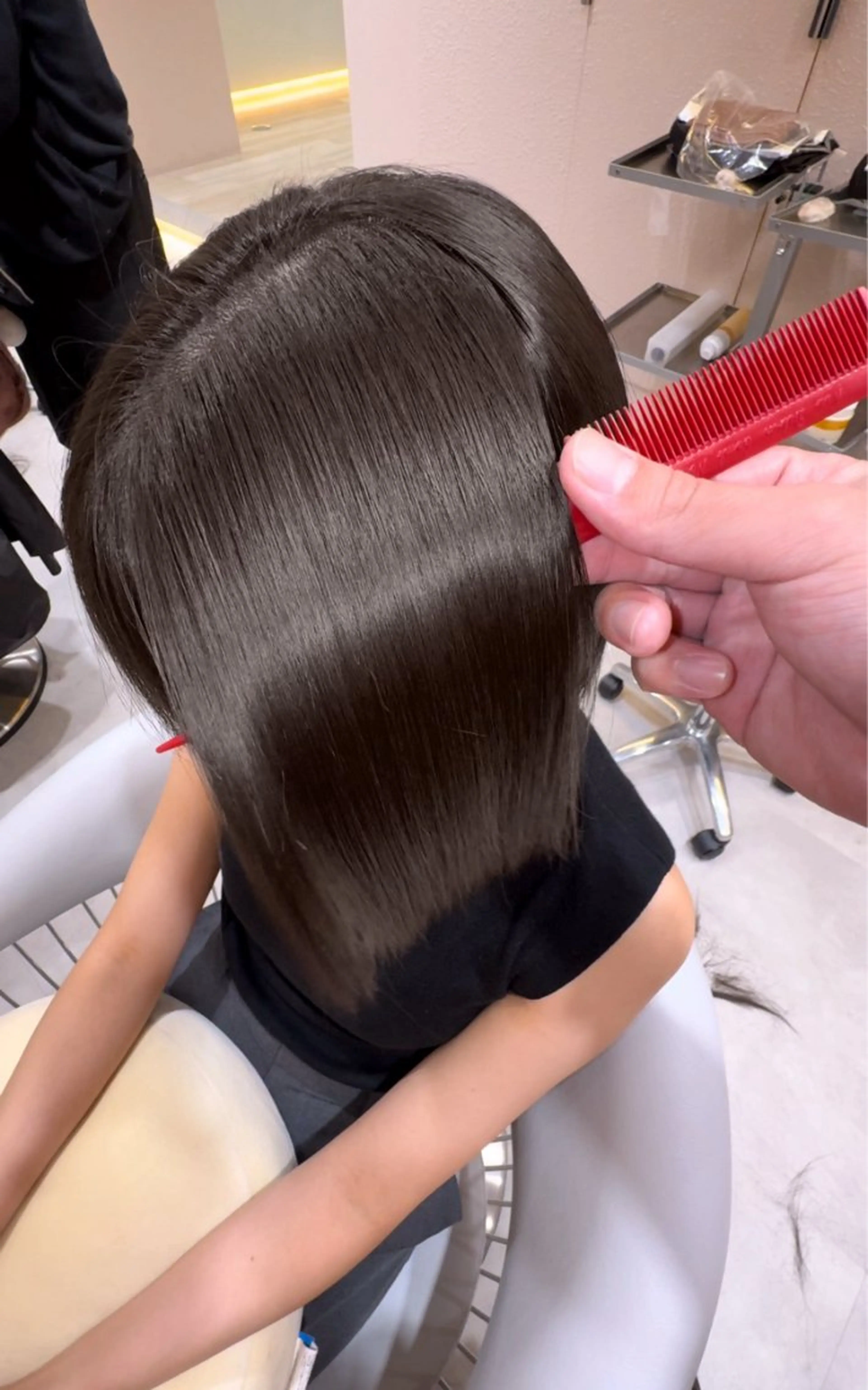 ショート カット 縮毛矯正 トリートメント レイヤーカット/韓国 /伊藤　怜のヘアスタイル