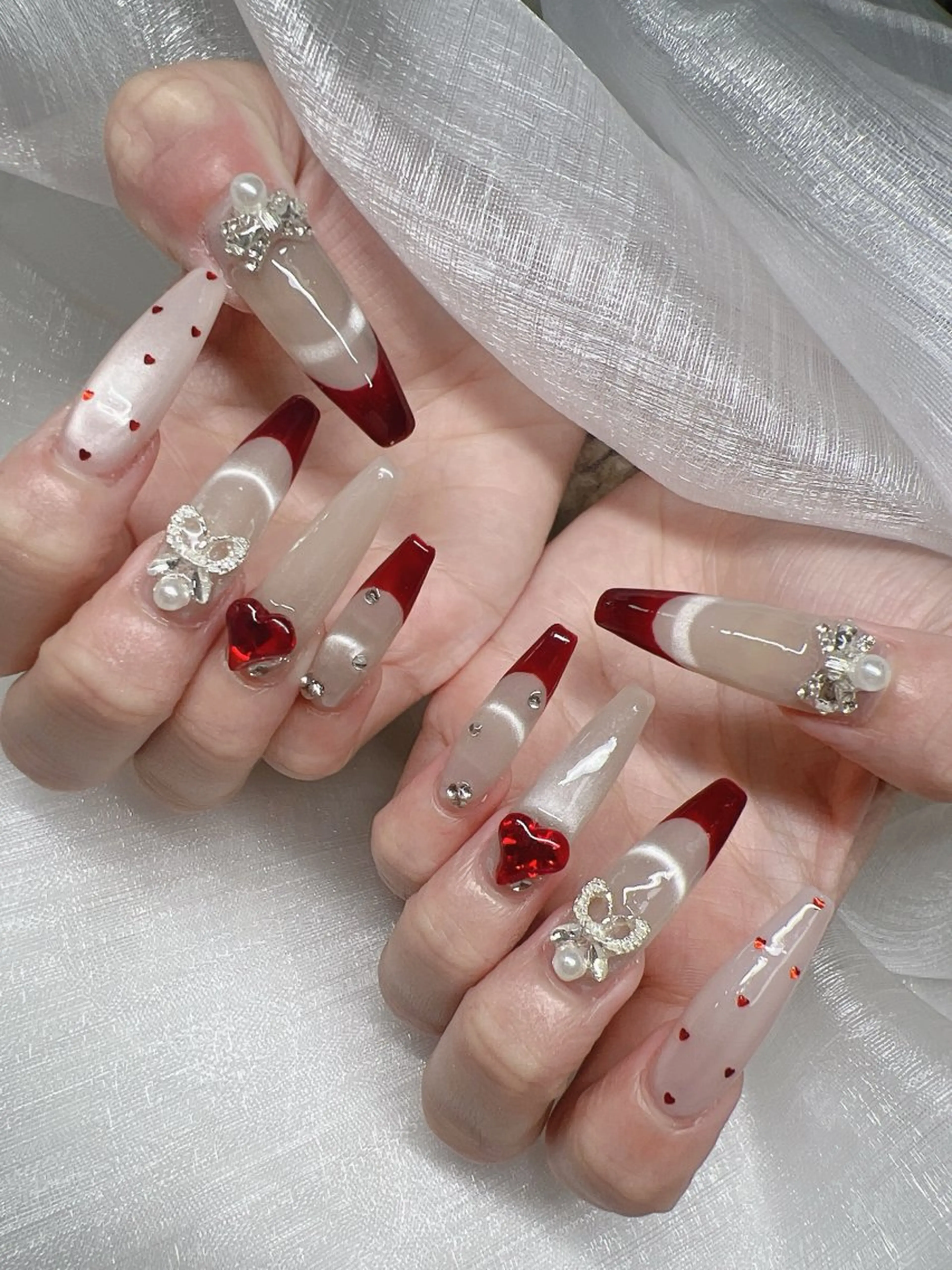 ネイル ハンドネイル Lee Nails チップ長さだし専門店のネイルデザイン