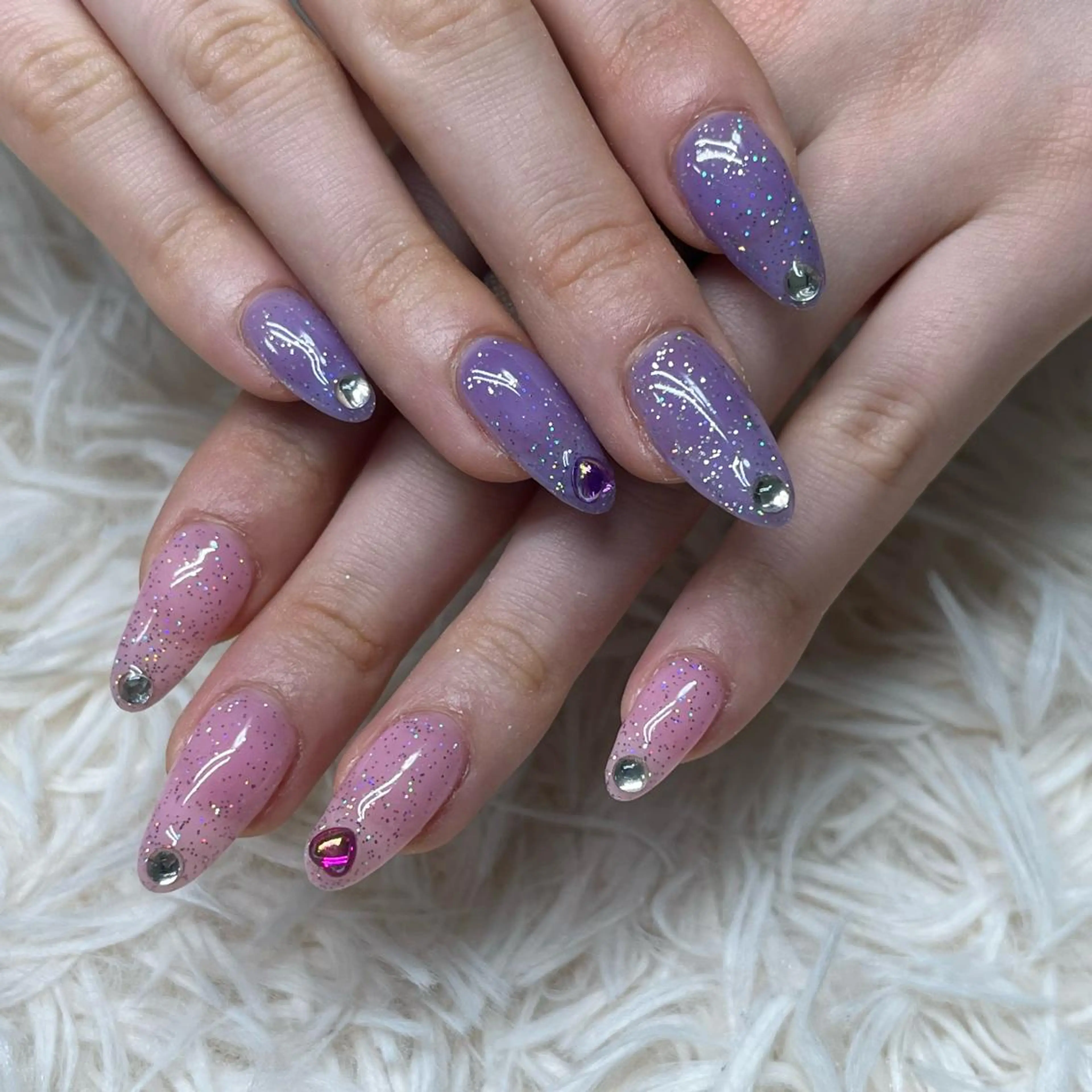 ネイル アートネイル クリアネイル フレンチネイル ジェルネイル ガラスフレンチ 🐕‍🦺Yappy 💗A-tanのネイルデザイン