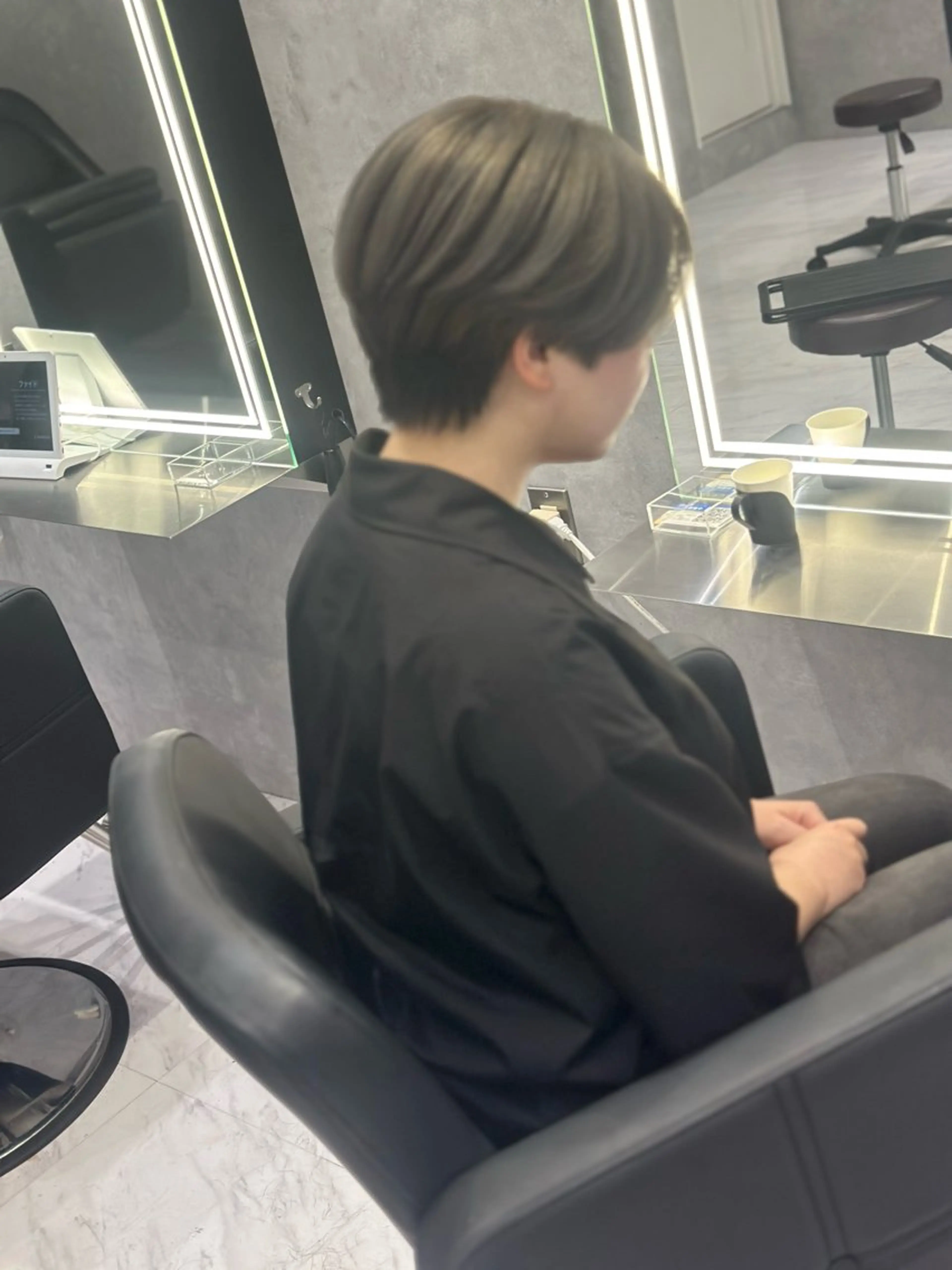 ショート ヘアカラー トリートメント CS made by SHACHU栄店所属・透明感/ブリーチ縮毛 /髪質改善/星野純一のヘアスタイル
