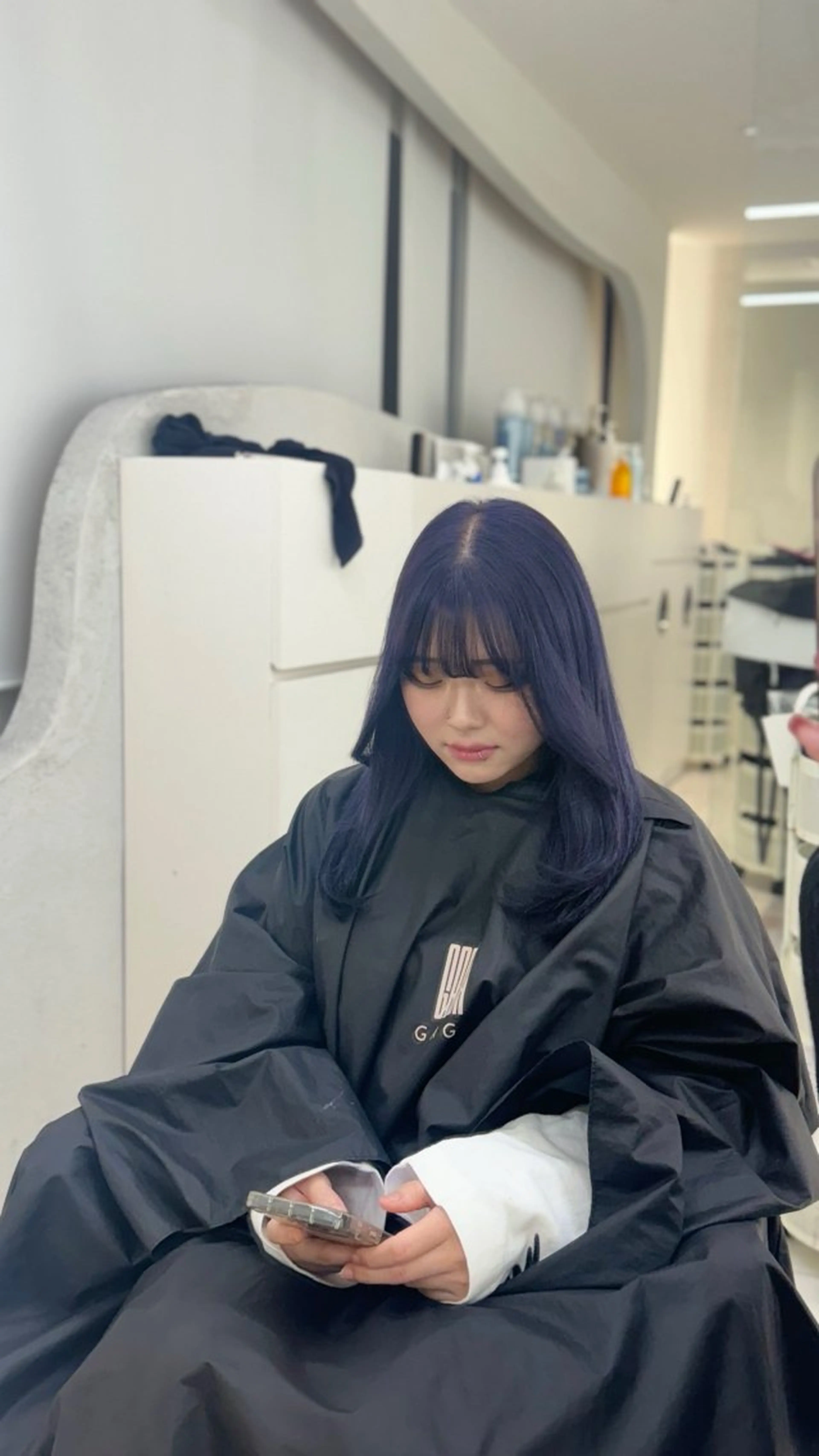 カラー ヘアカラー トリートメント ANN GAGAのヘアスタイル