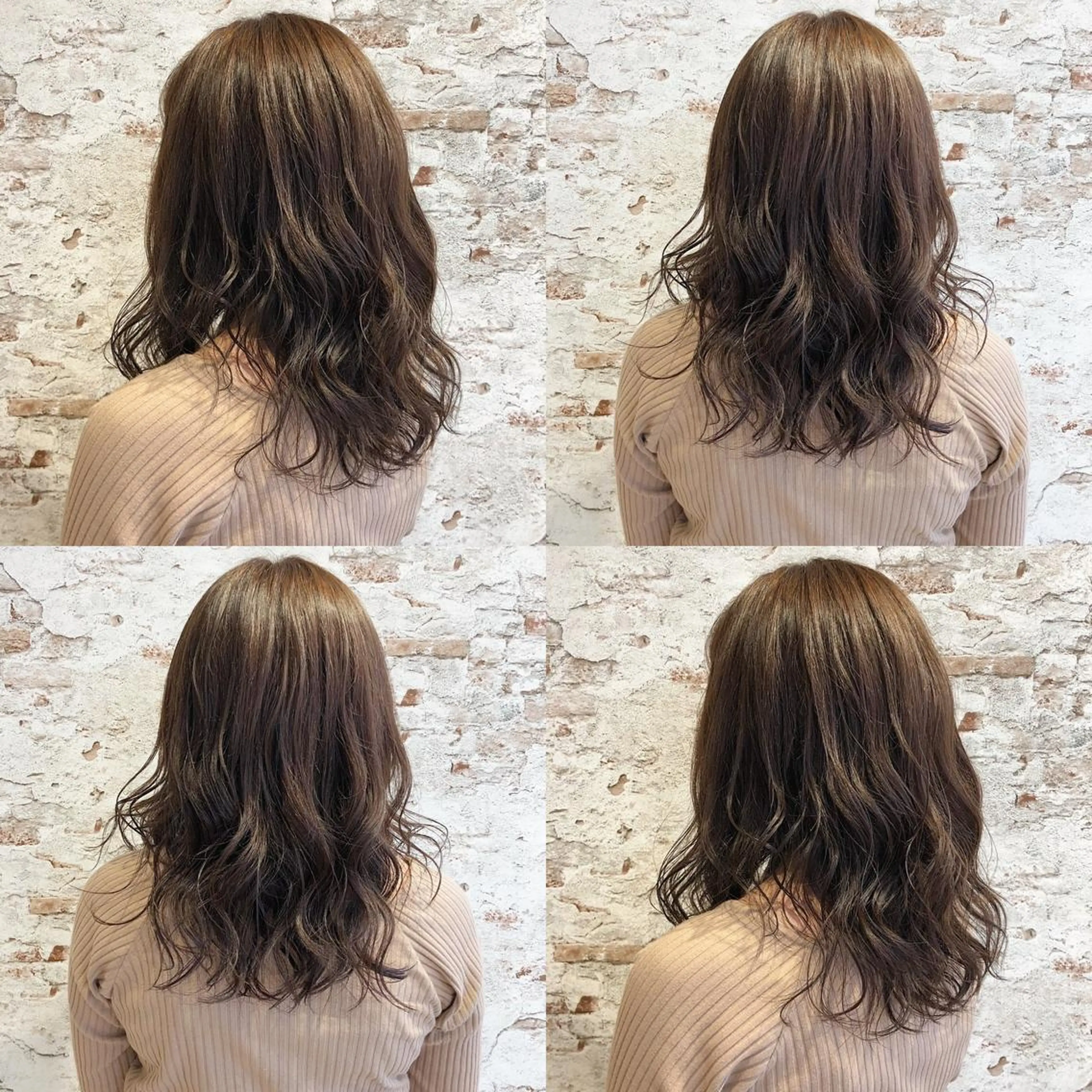 セミロング ヘアカラー トリートメント 🫧髪質改善艶カラー _マエダ 🫧のヘアスタイル