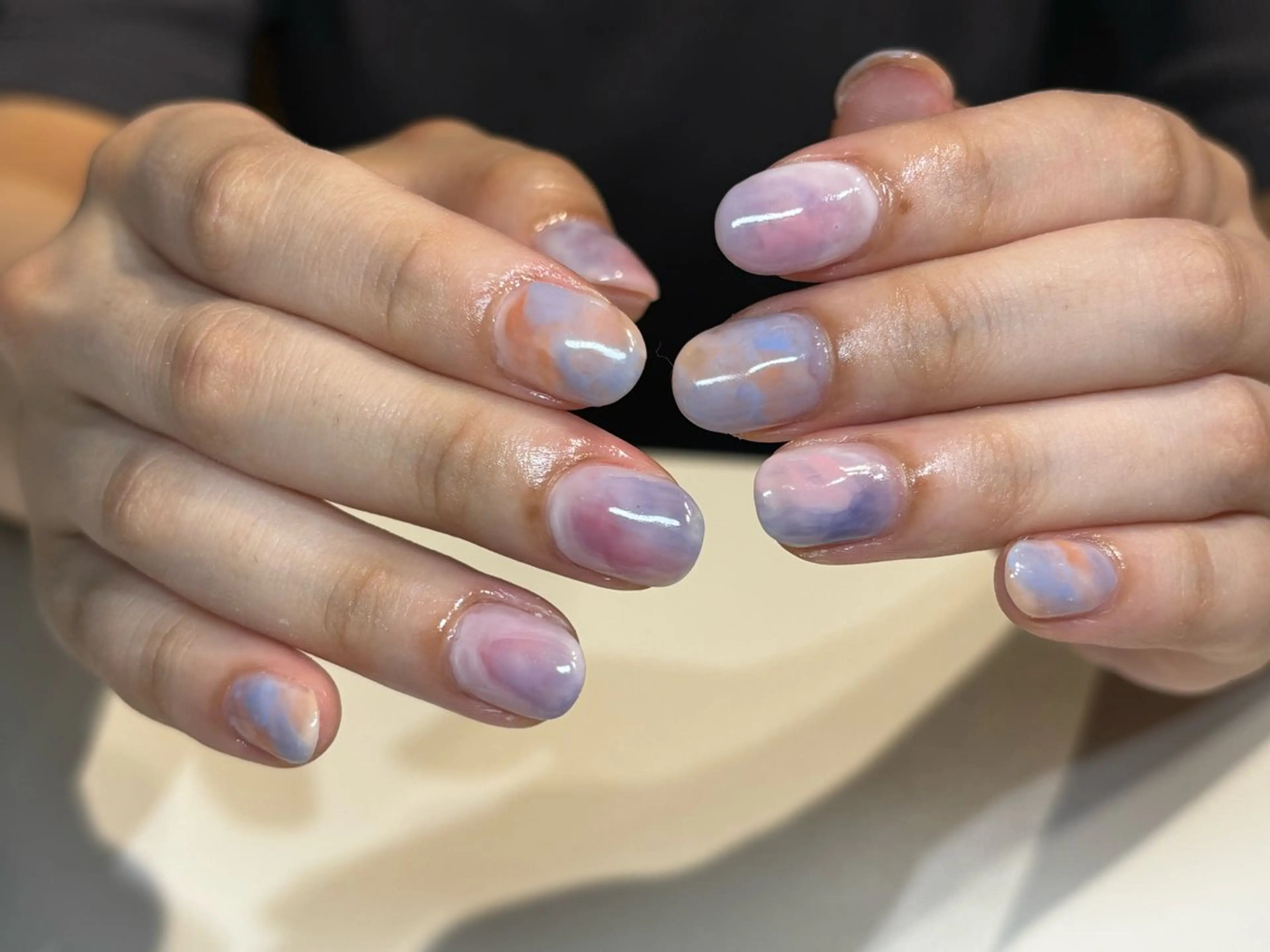 ネイル フットネイル フレンチネイル ジェルネイル グラデーション マグネットネイル ハンドネイル ヘアー.ネイル二刀流 misa🫧のヘアスタイル