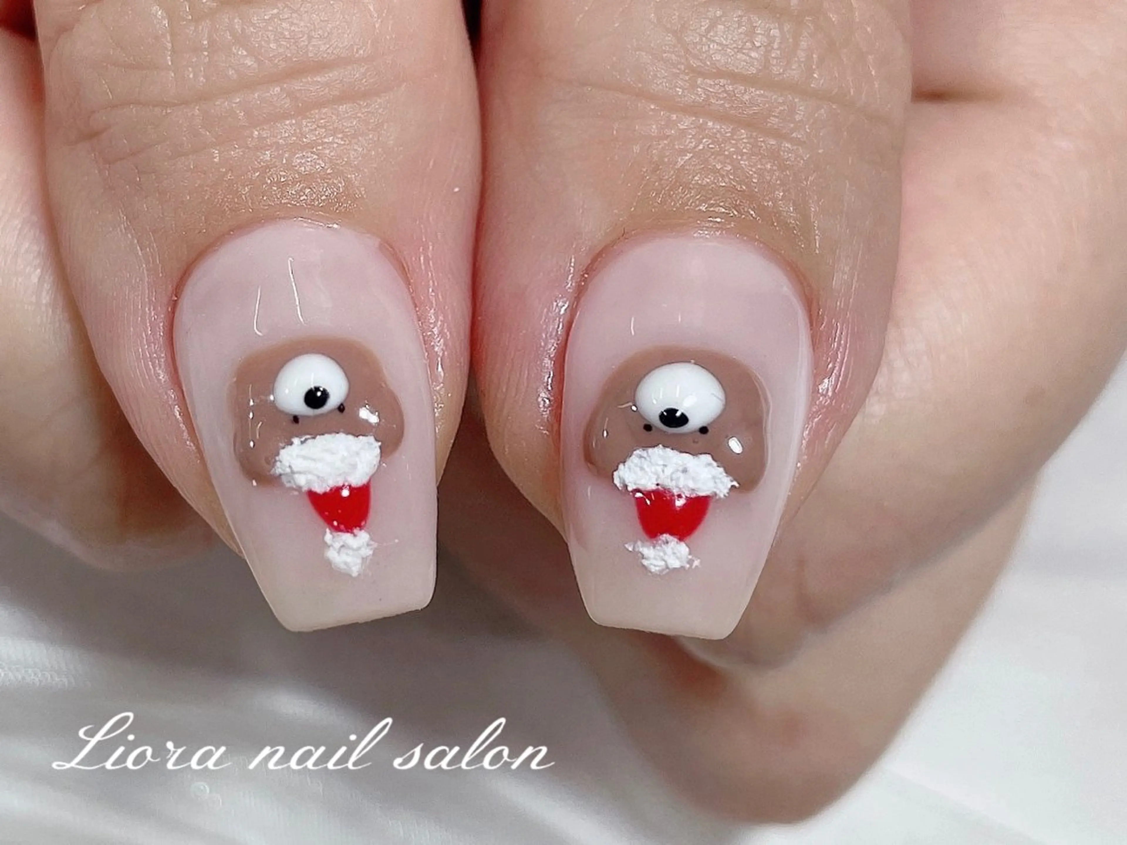 ネイル チークネイル フットネイル フレンチネイル ジェルネイル ガーリー ハンドネイル Liora ネイルサロン所属・Liora nail salonのネイルデザイン