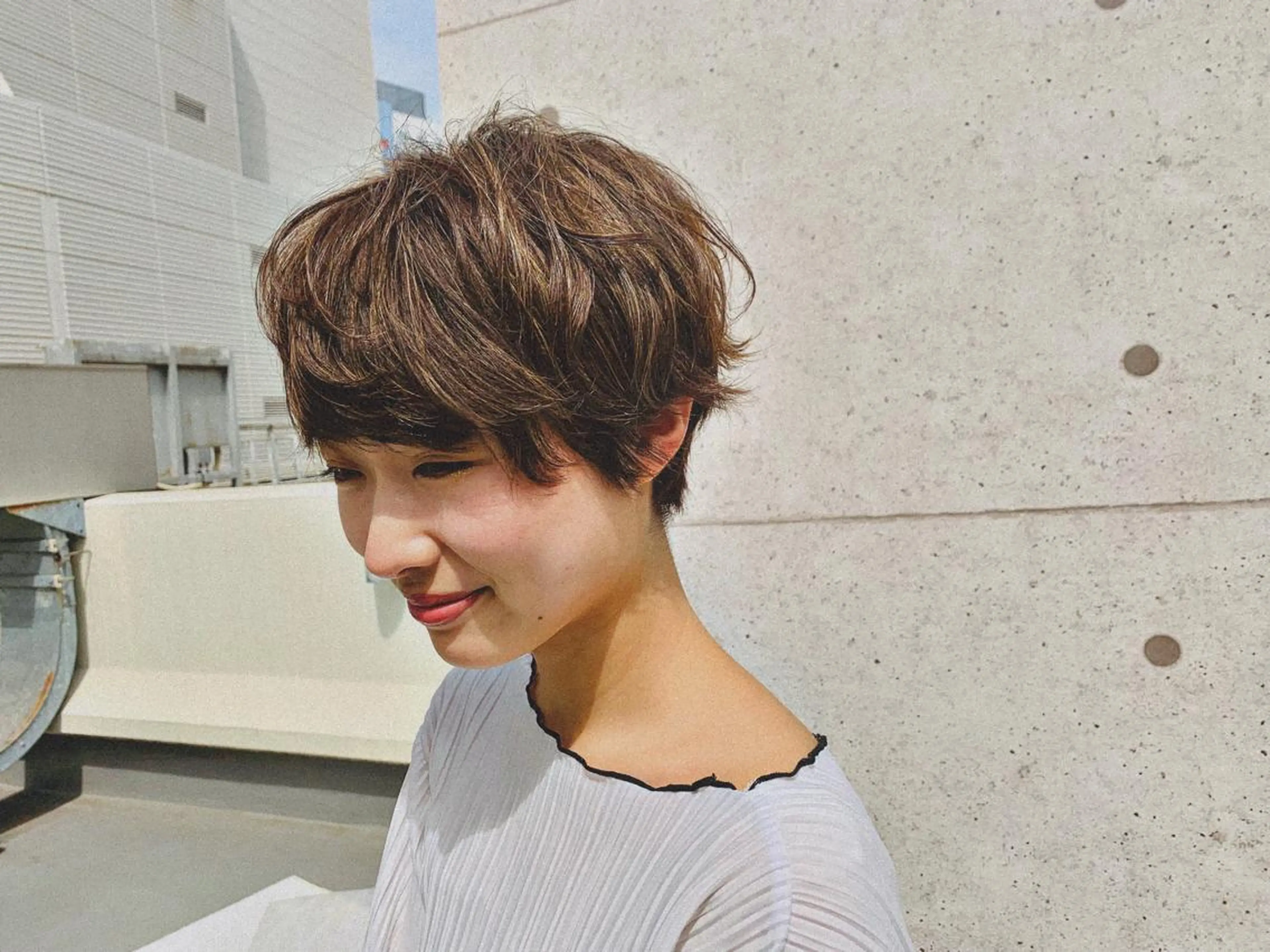 ショート カラー ショートヘア Sol所属・Sol. Sakihoのヘアスタイル