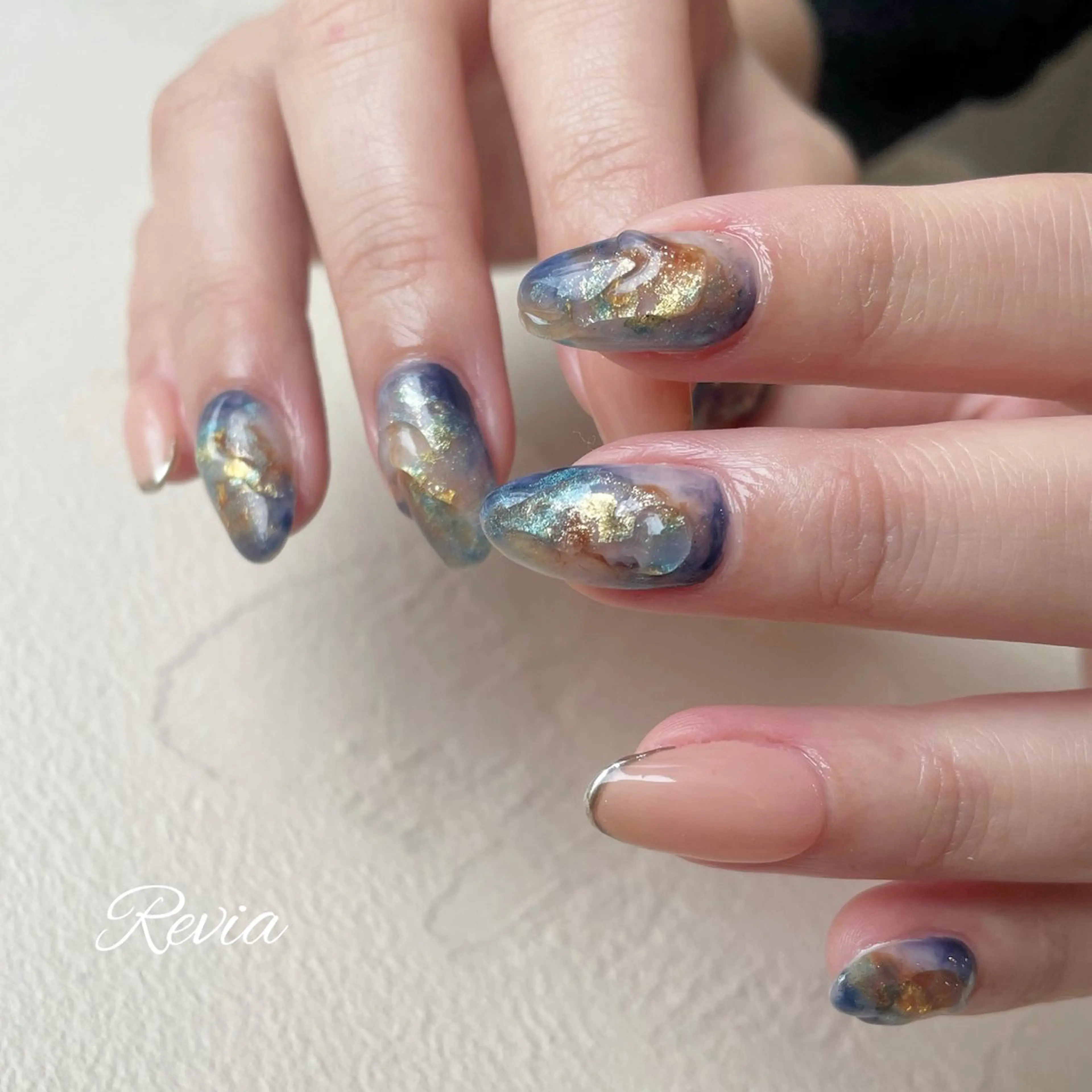 ネイル ハンドネイル revia所属・ERI Nailistのネイルデザイン