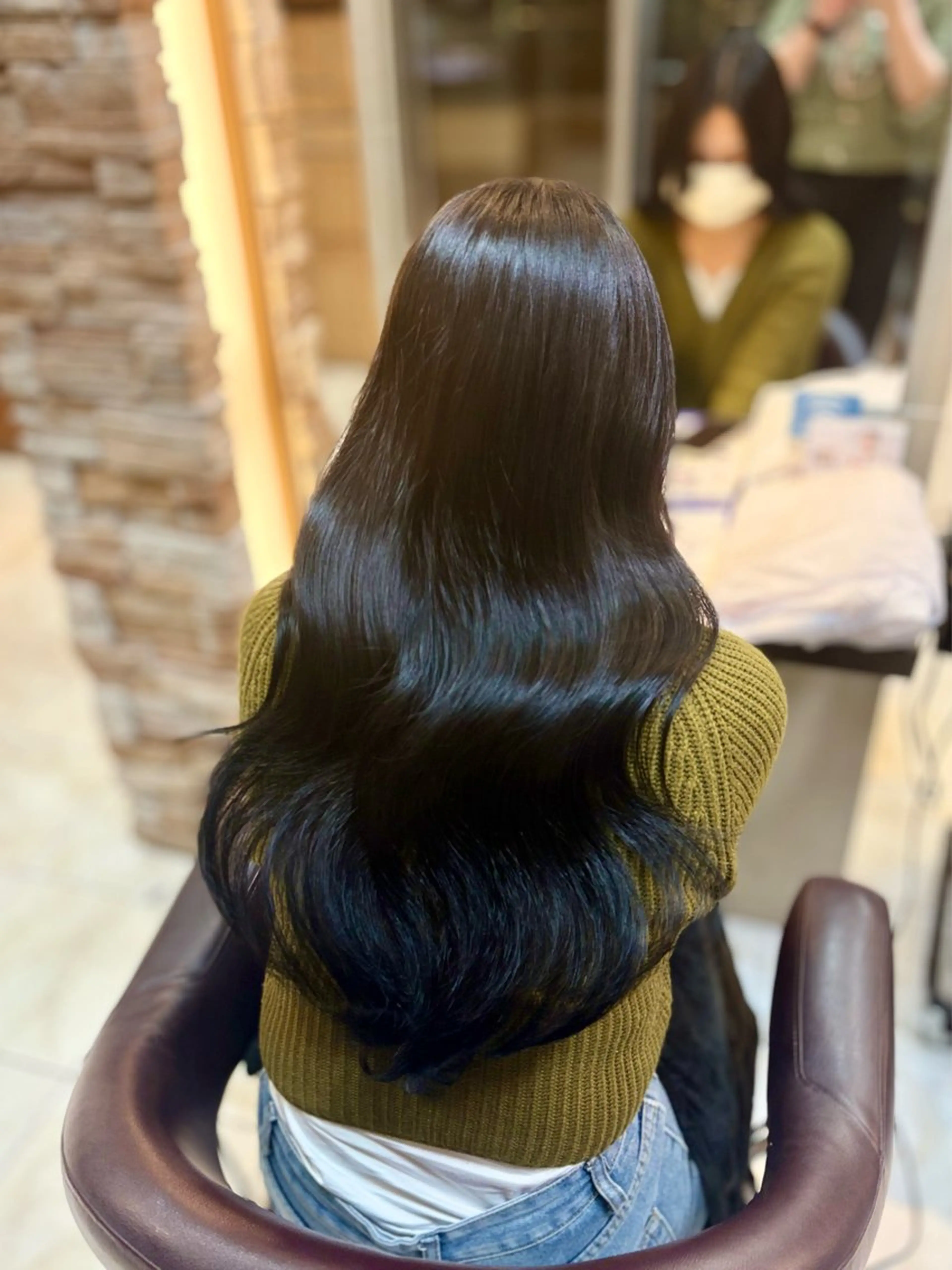 ロング カラー カット ヘアカラー 🎀透明感カラー 🐈ナズナのヘアスタイル