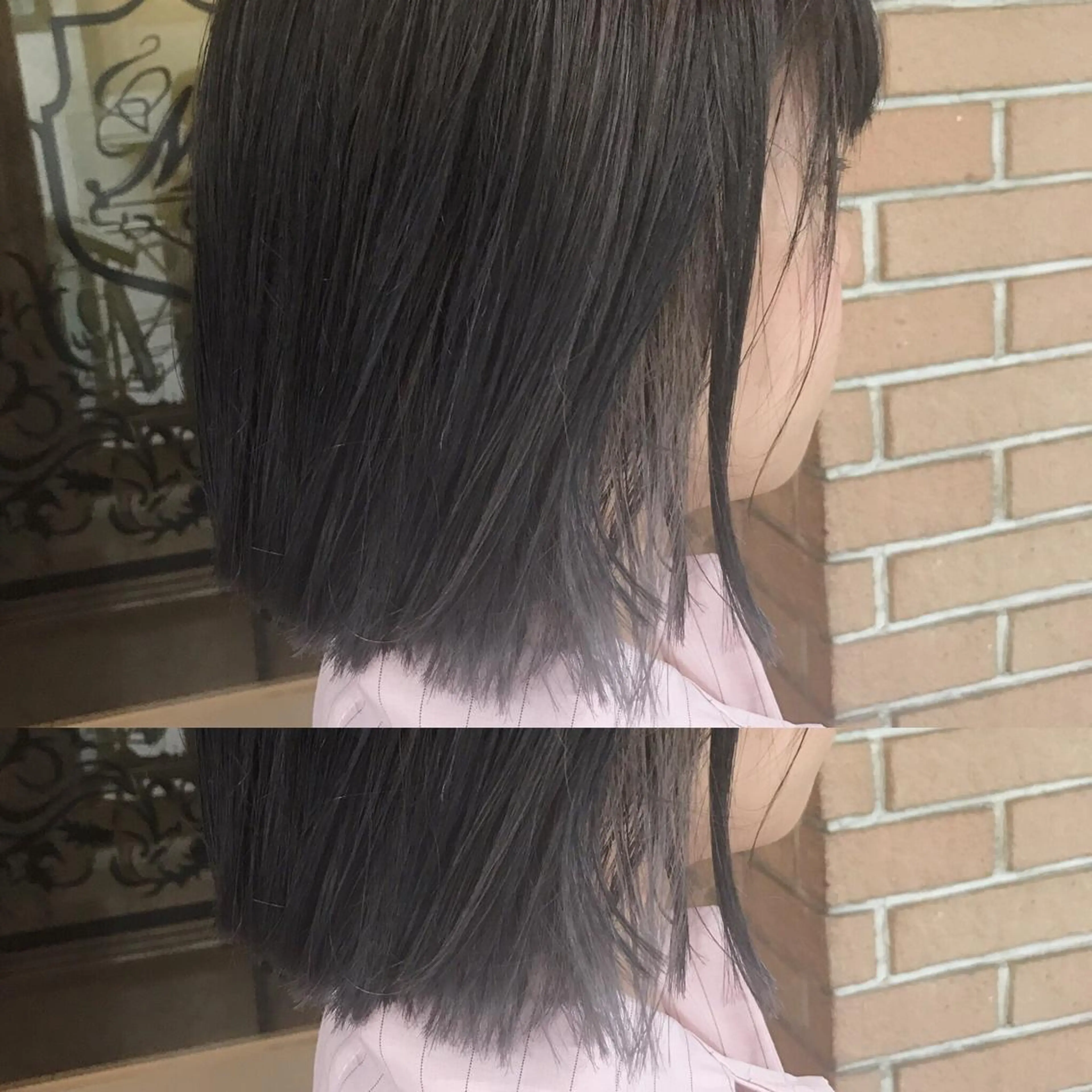 ショート カラー パーマ ヘアアレンジ メンズ キッズ ネイル マツエク・マツパ ダークグレー シルバー シルバー サロンドミルク 原宿のヘアスタイル