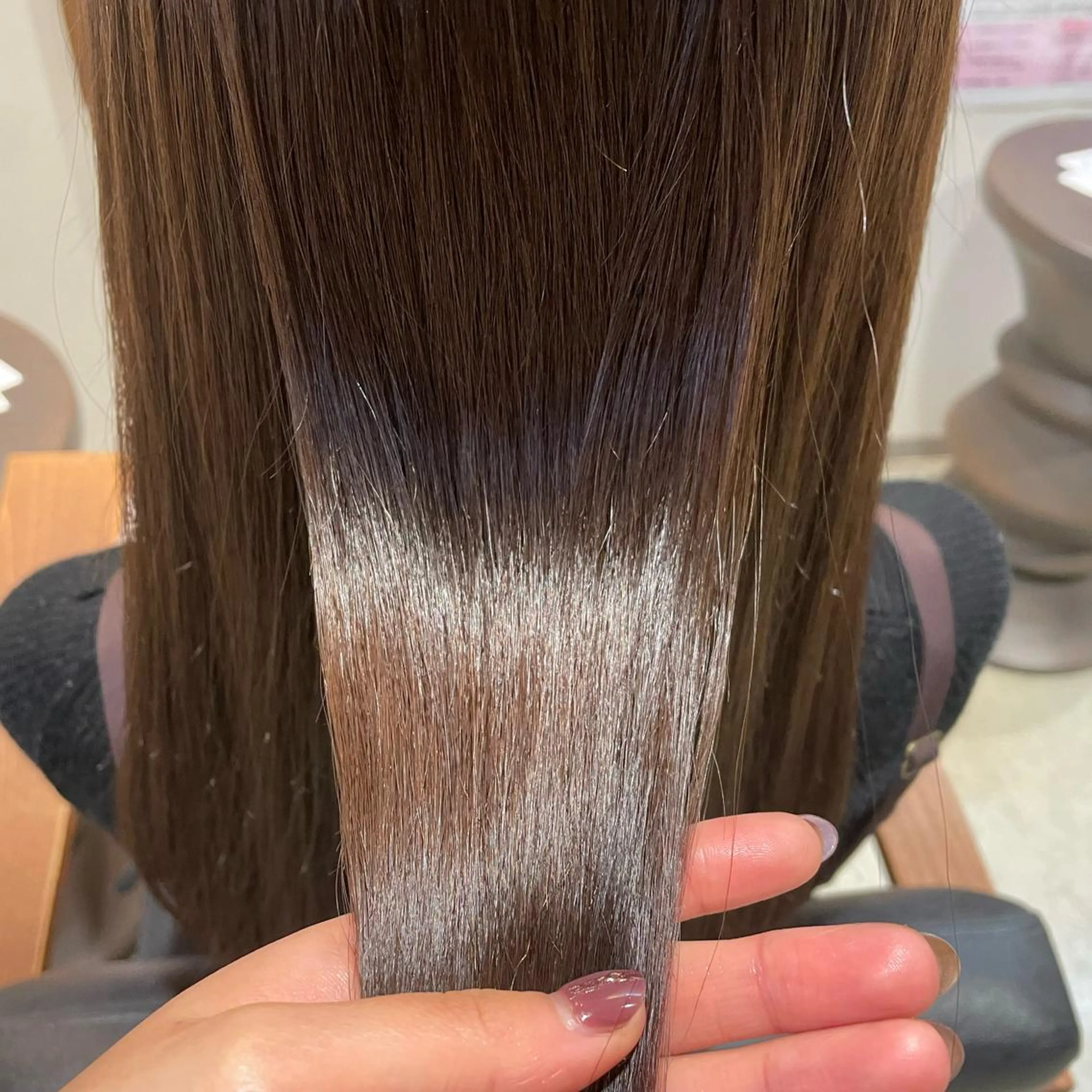 ロング パーマ Spin hair 檜垣菜愛のヘアスタイル