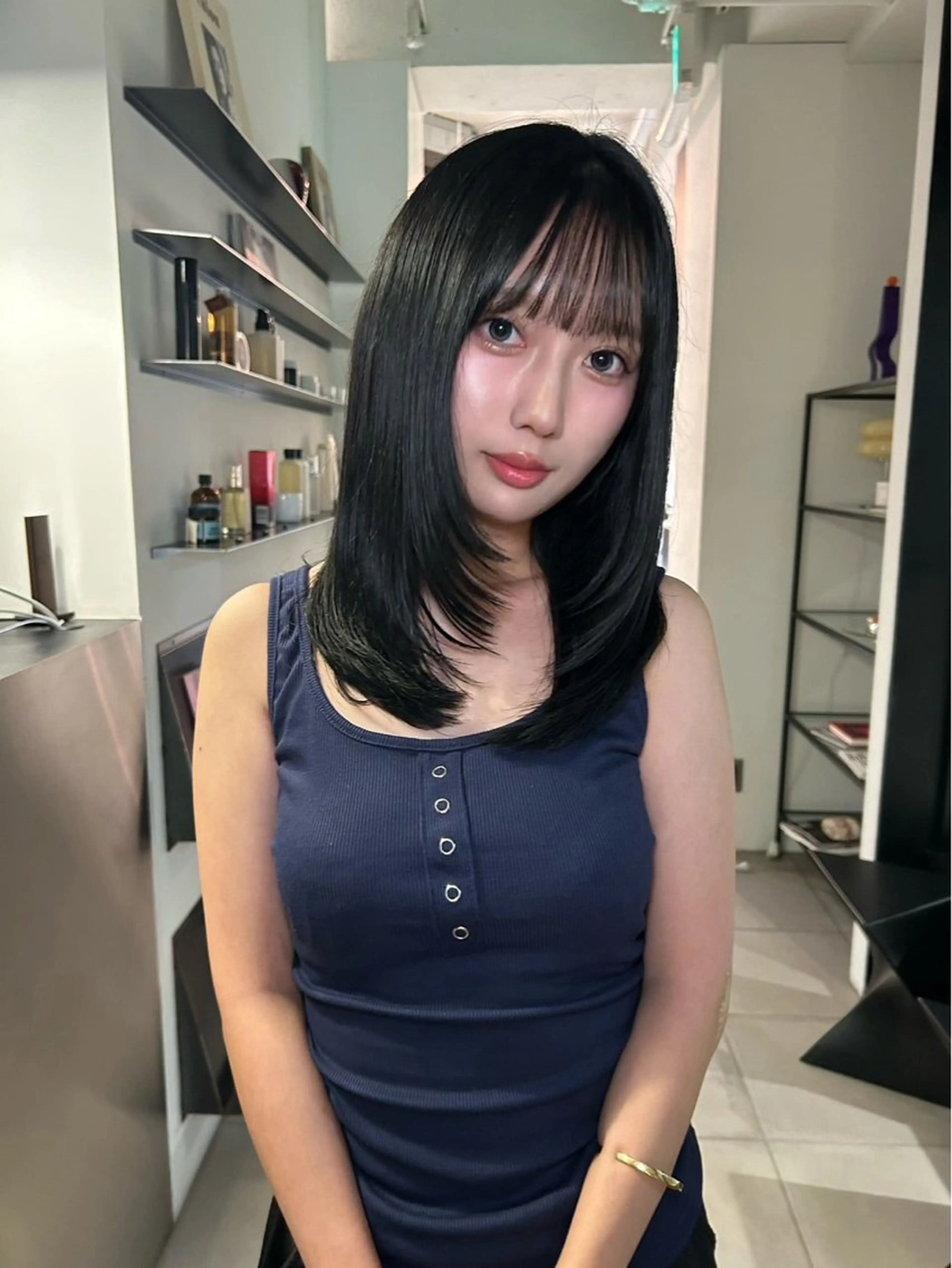 ロング カラー ヘアカラー ダブルカラー/ 艶カラー／こうきのヘアスタイル