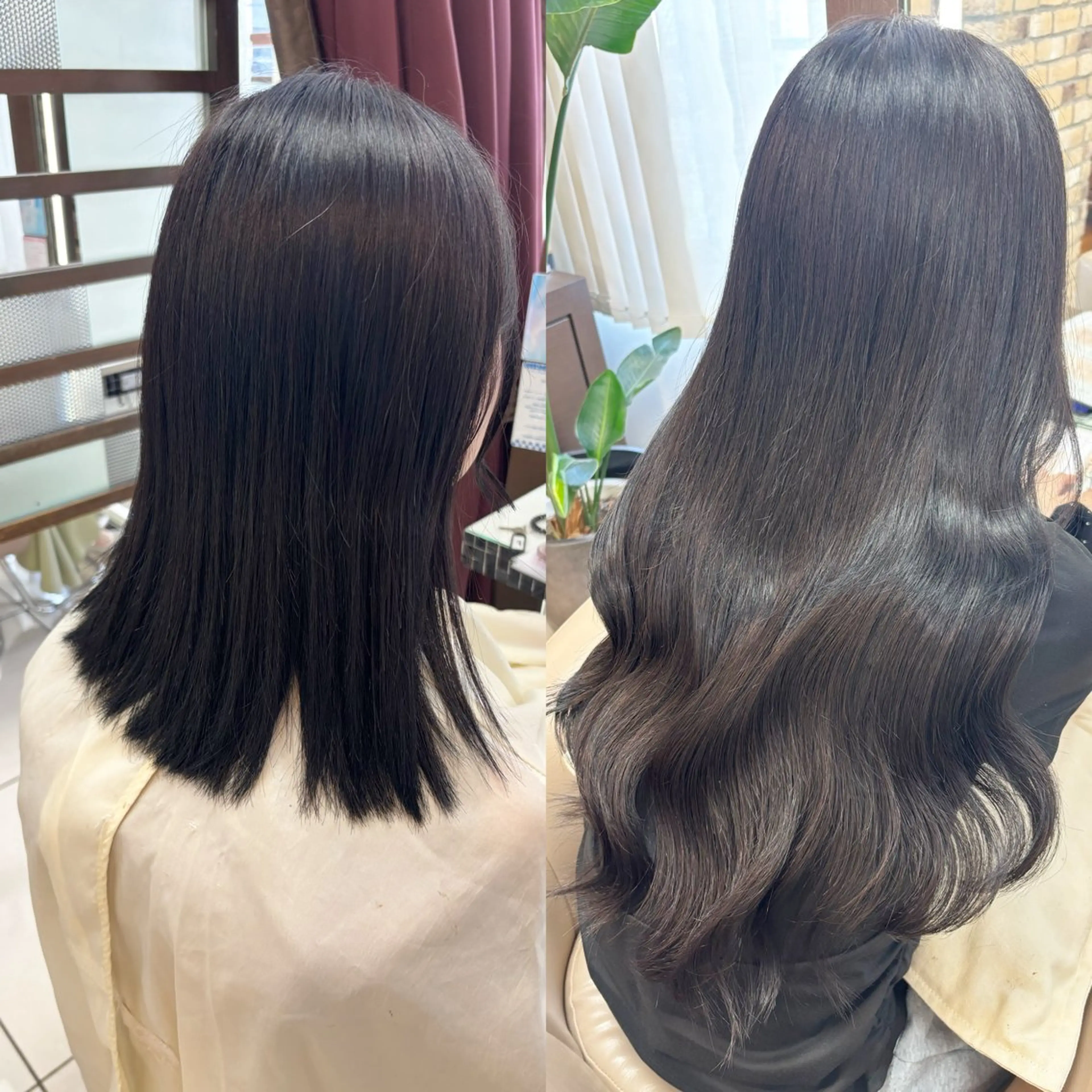 ロング エクステ シールエクステ✨️韓 国羽エクステ🪽和希のヘアスタイル