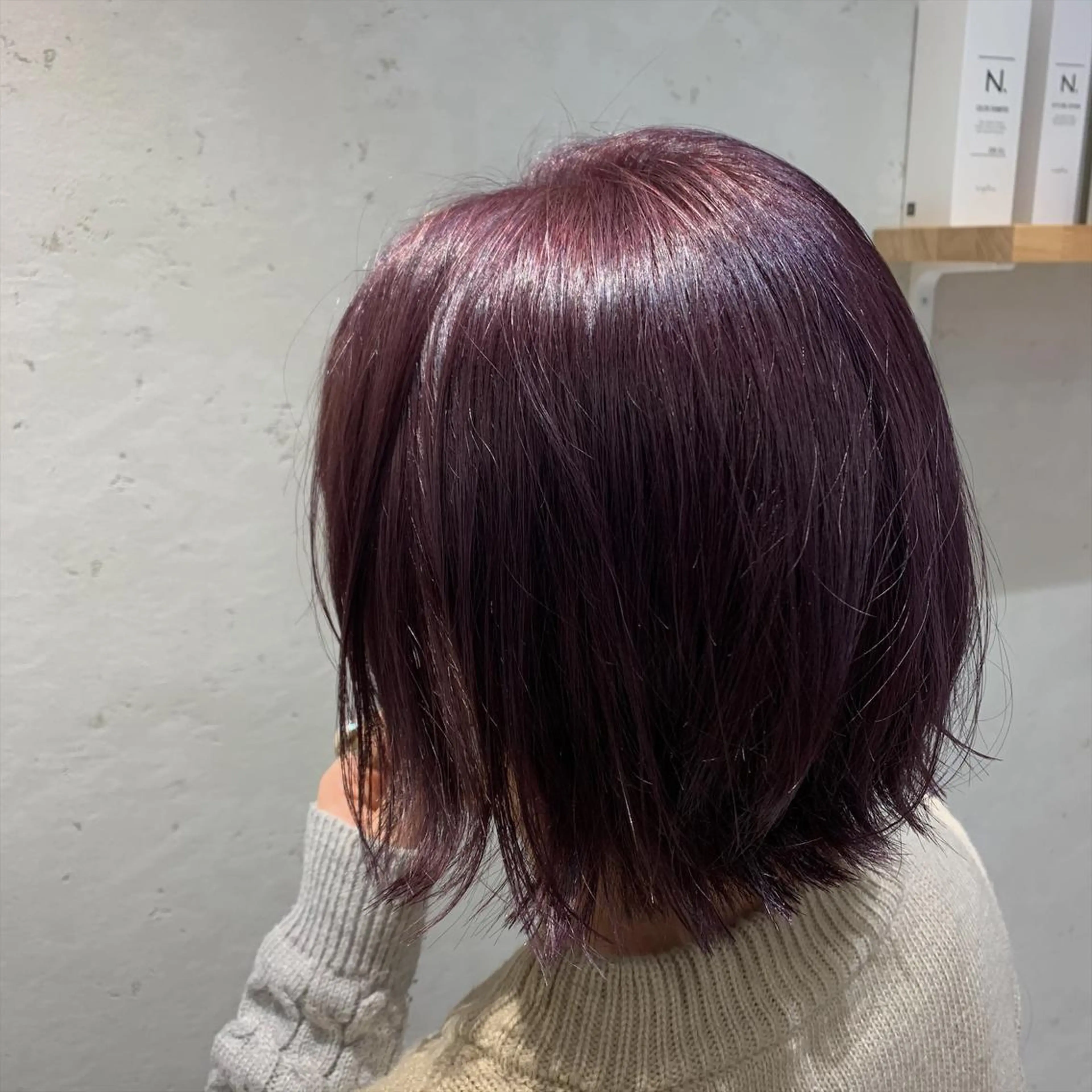 カラー 外山 実咲のヘアスタイル