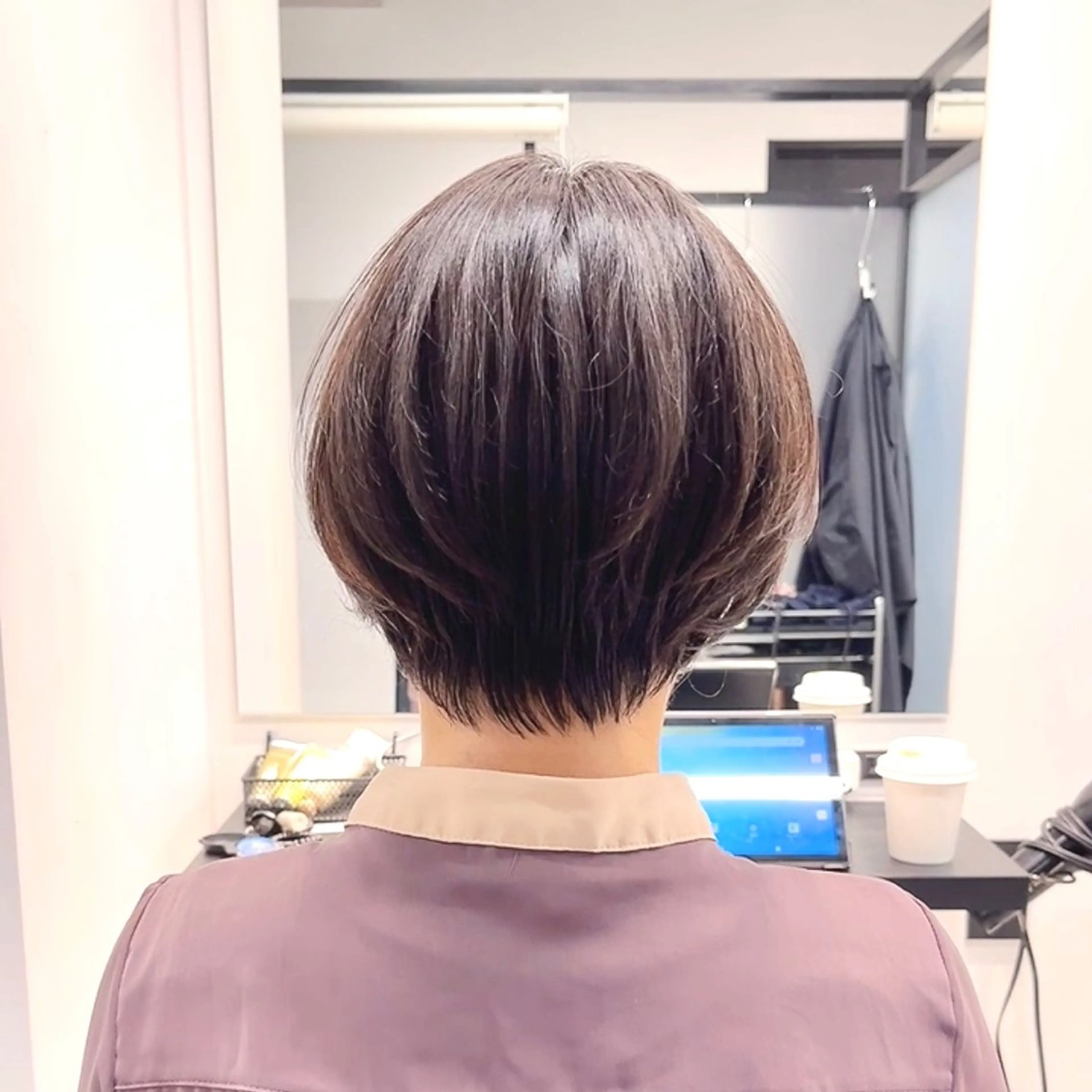 ショート カラー ショートヘア、ボブ こやさん　コヤマのヘアスタイル