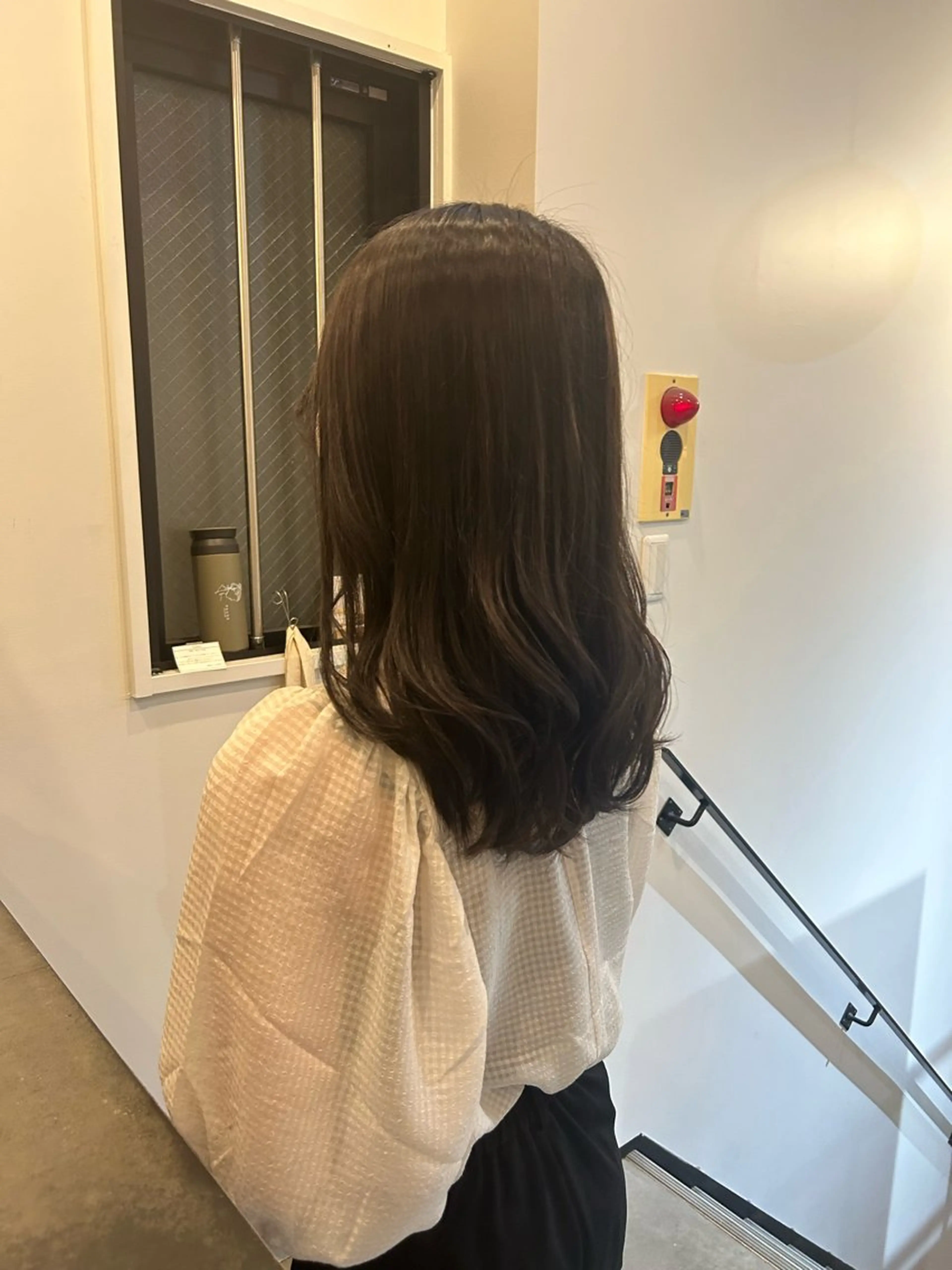 セミロング 透明感カラー/ 顔周りカット🎀メイのヘアスタイル