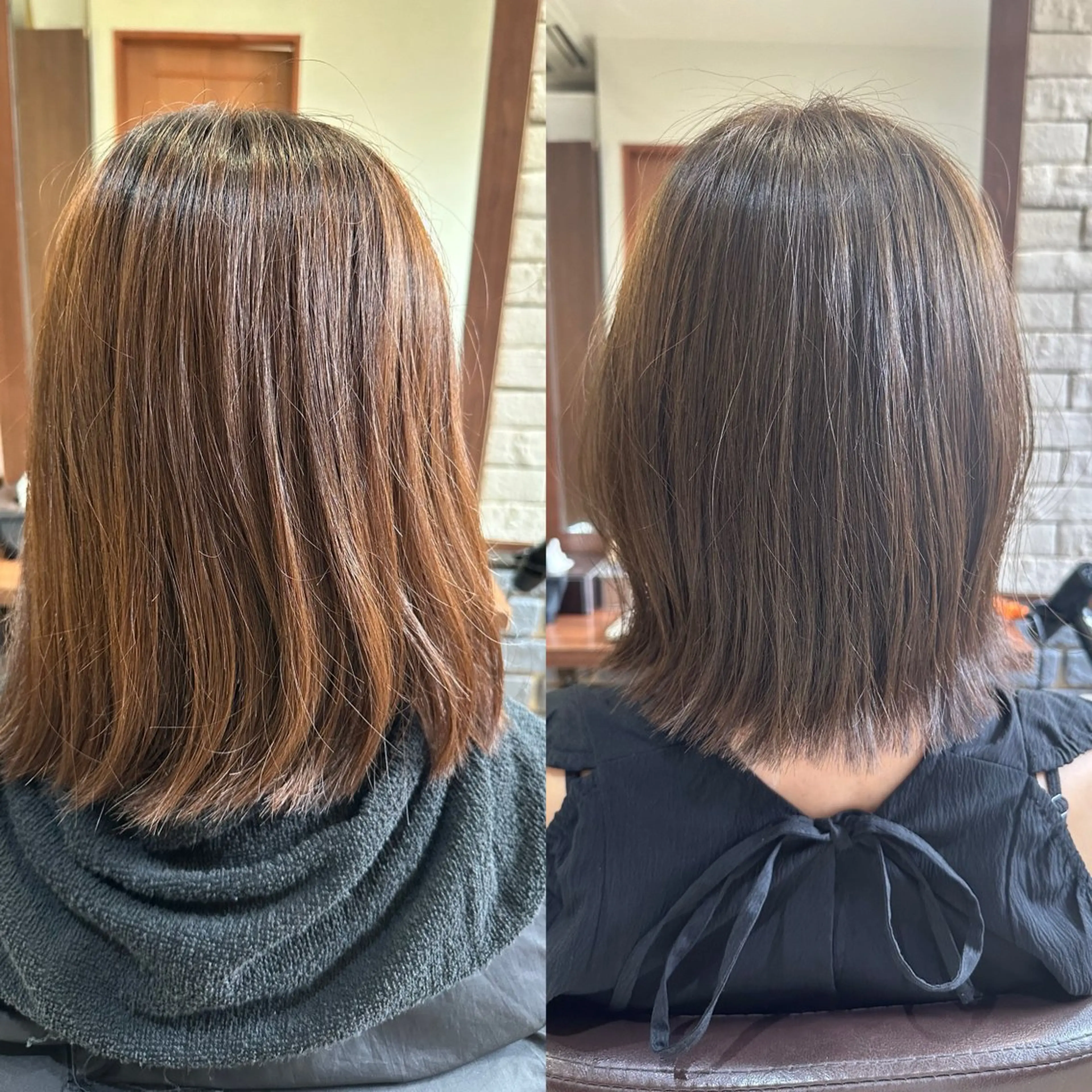ミディアム カット ヘアカラー ルシクラージュ武蔵小杉店所属・✨美髪縮毛矯正✨ 丸山智久のヘアスタイル