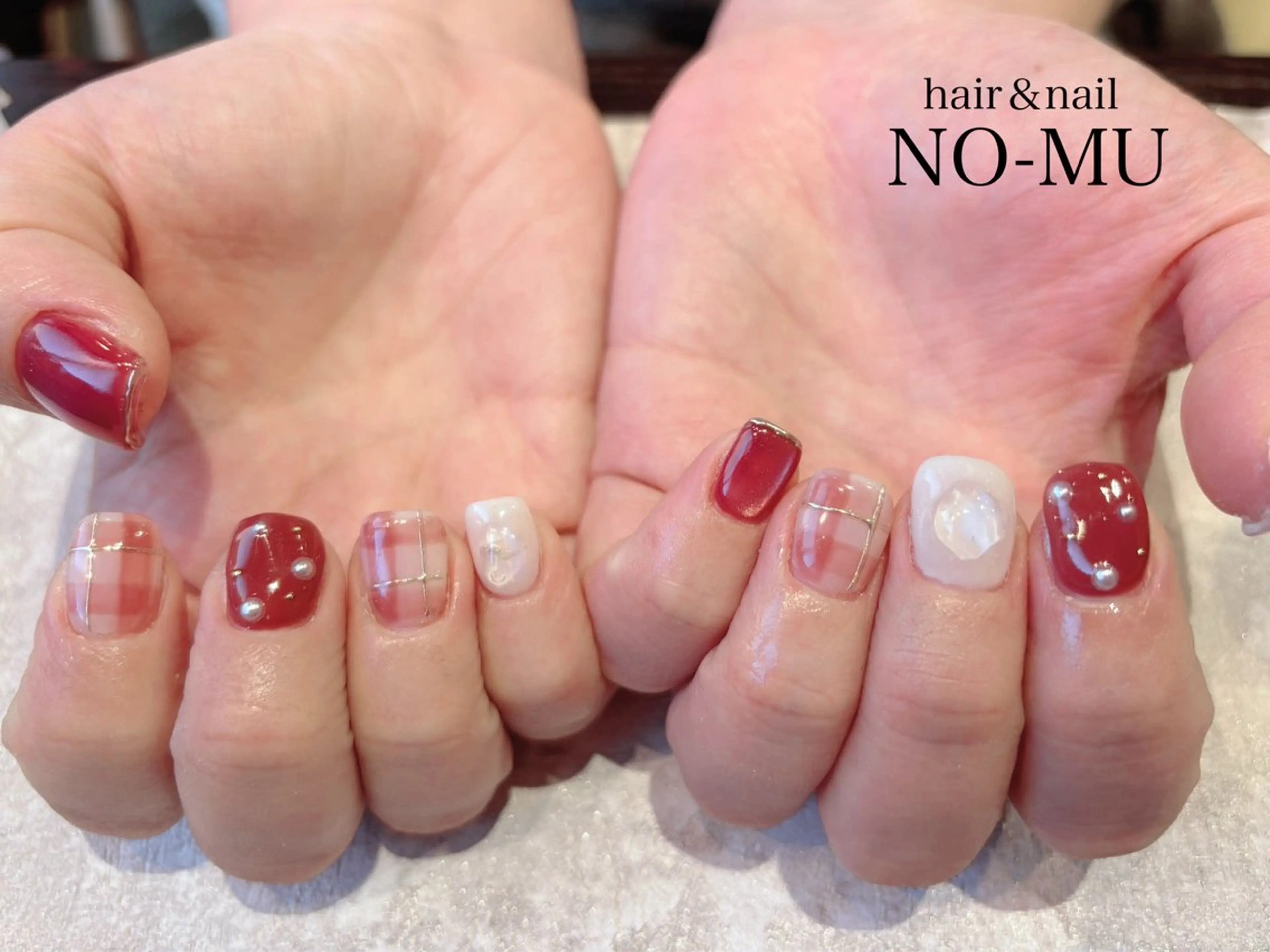 ネイル マグネットネイル ハンドネイル hair&nail NO-MU所属・hair&nail NO-MUのネイルデザイン