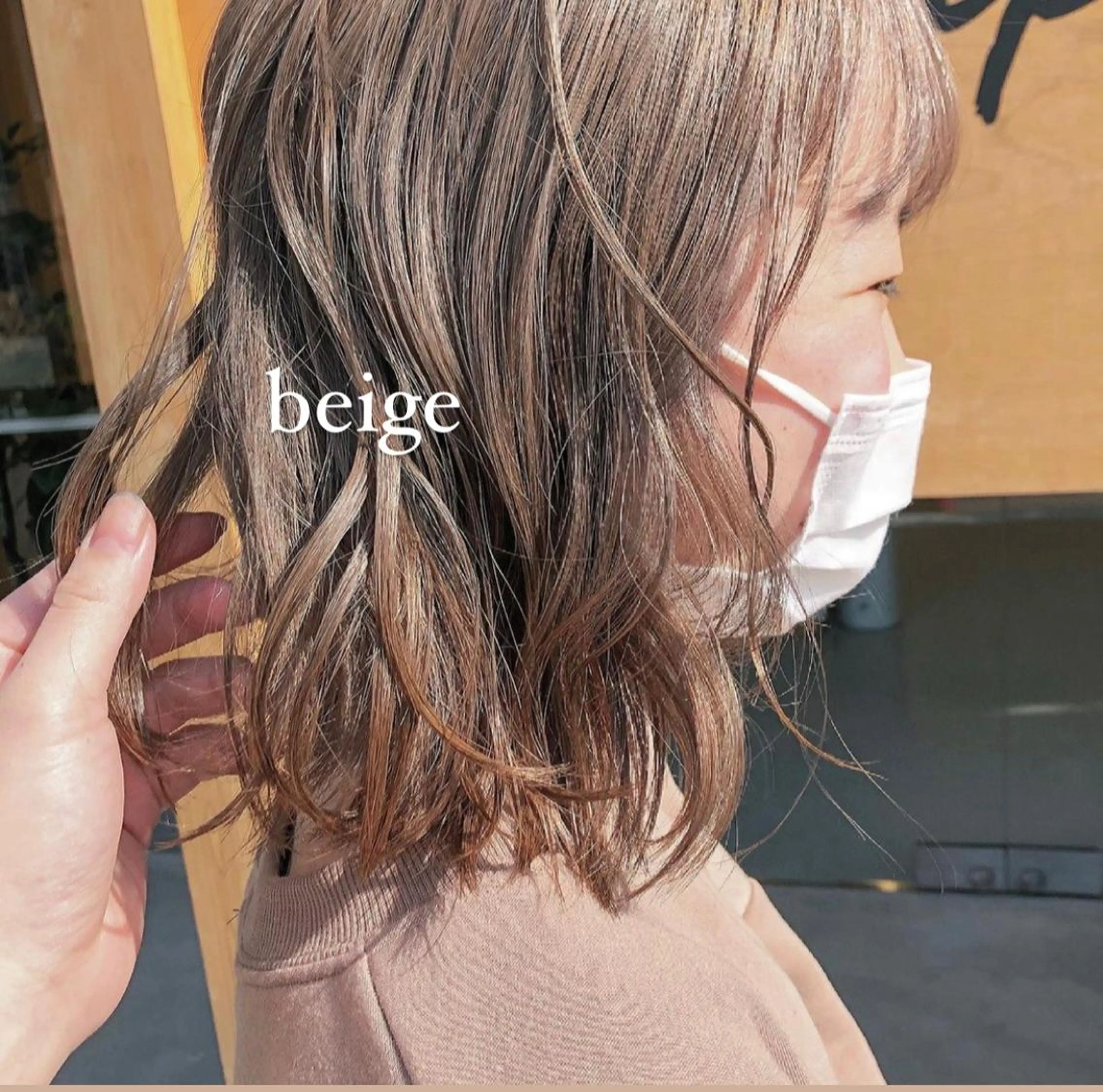 ミディアム くびれヘア 似合わせカット 小顔カット ヘアカラー トリートメント カラー得意【梅田】 瀧本友梨乃のヘアスタイル