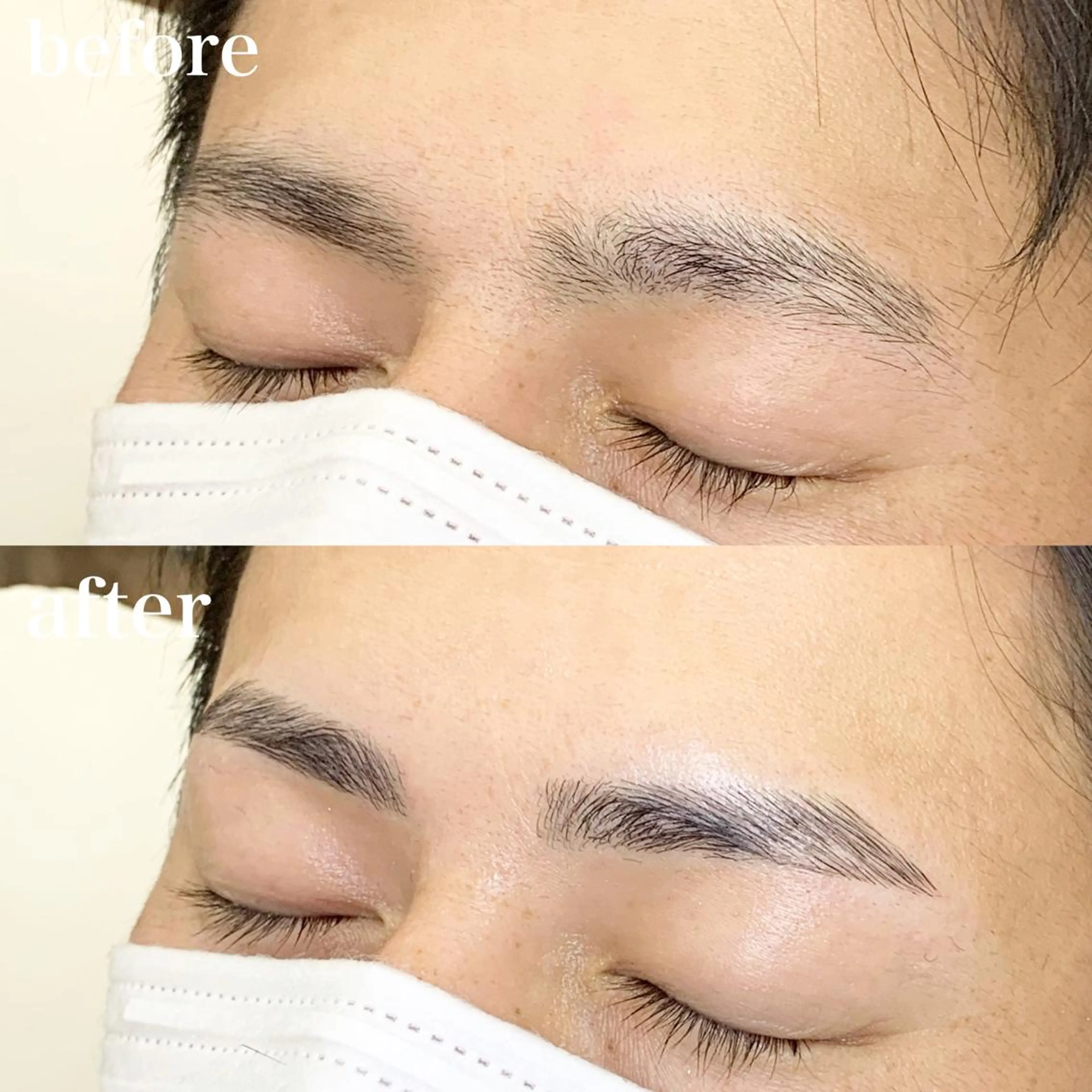 メンズ アイブロウ ワックス脱毛 眉カット その他(アイブロウ) WHITE EYE 🤍Mayukaのマツエク・マツパデザイン